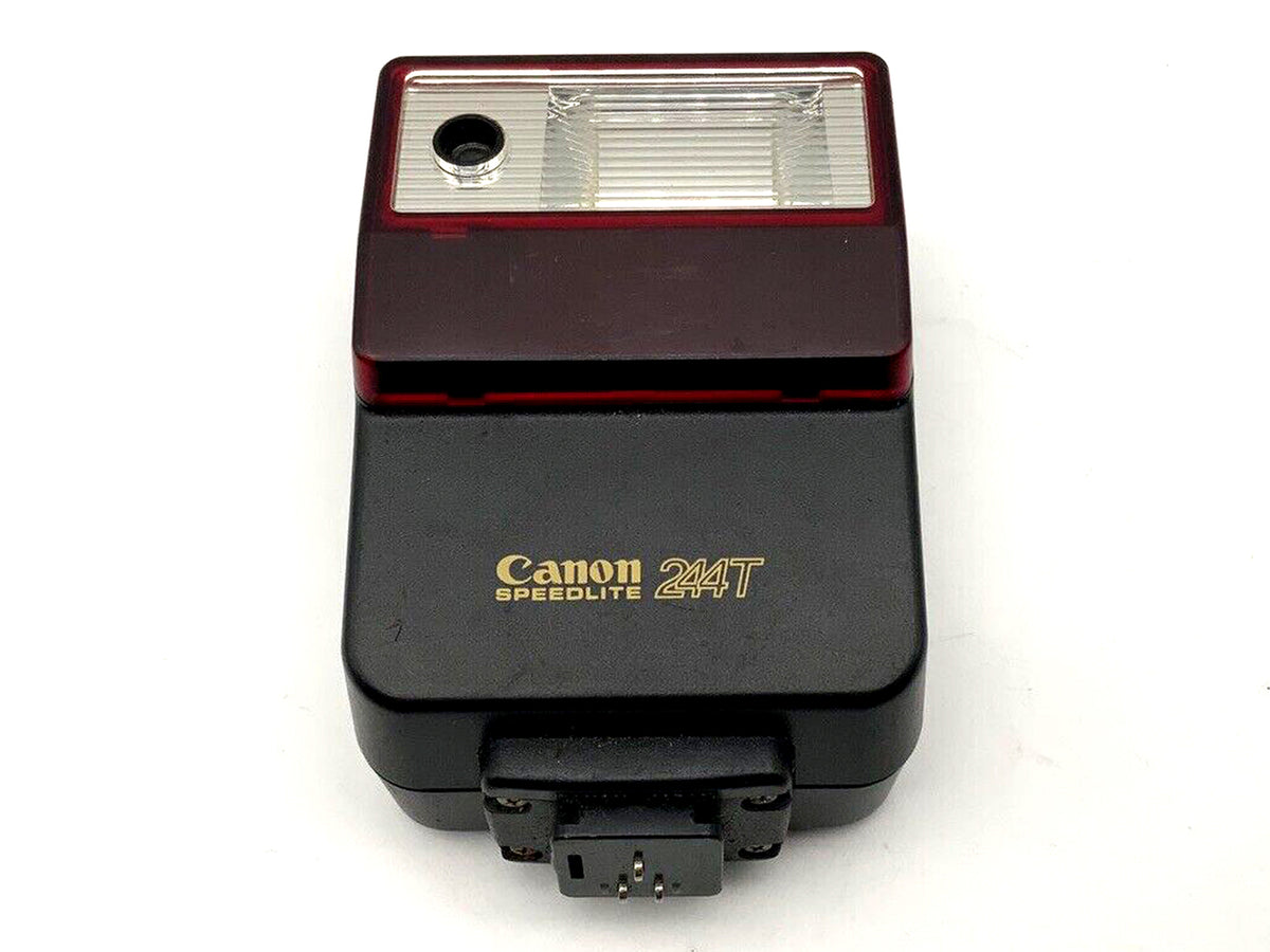 Canon Speedlite 244T analog flash unit, clip-on flash light
