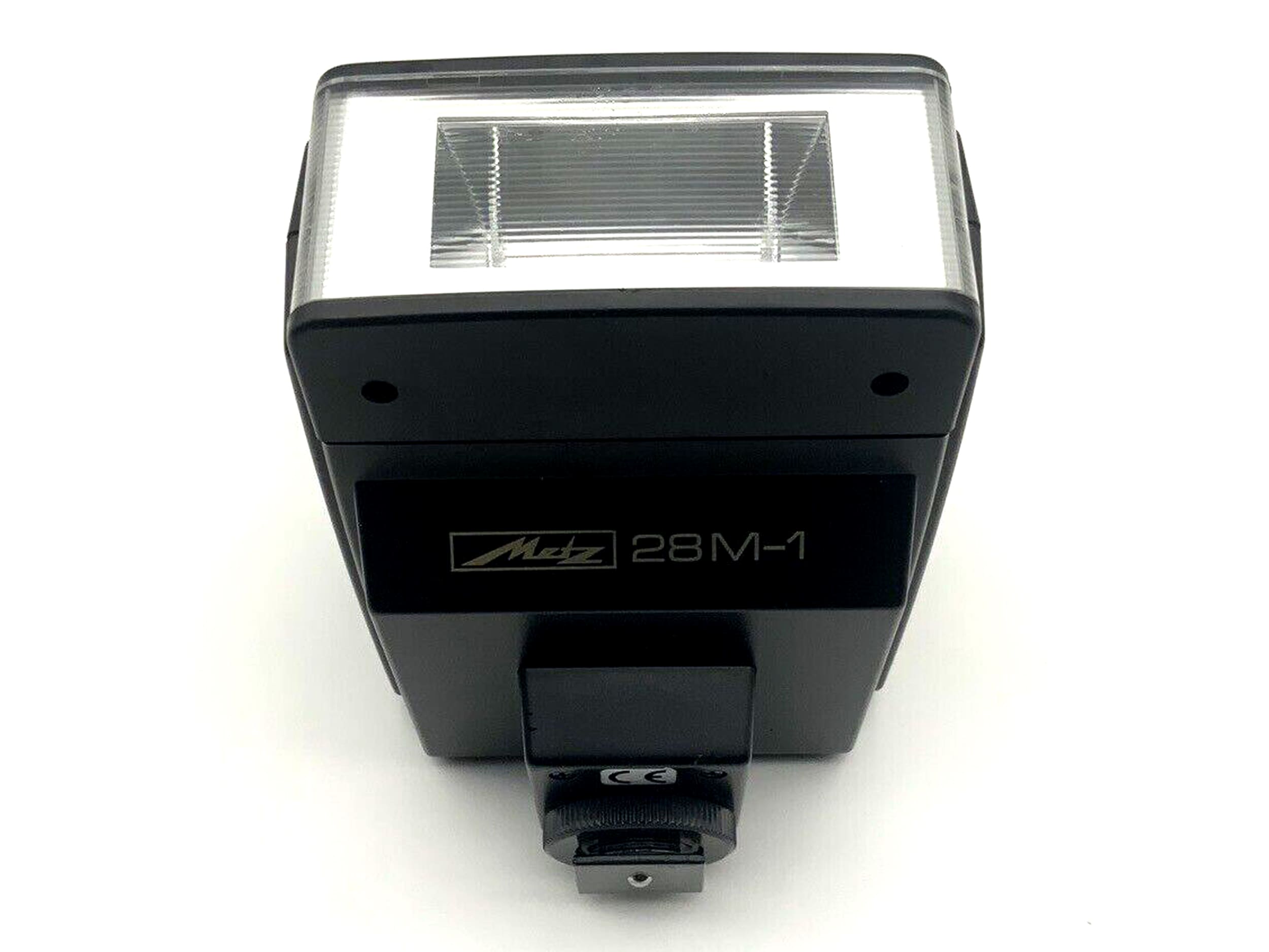 Metz mecablitz 28 M-1 analog flash unit, clip-on flash light