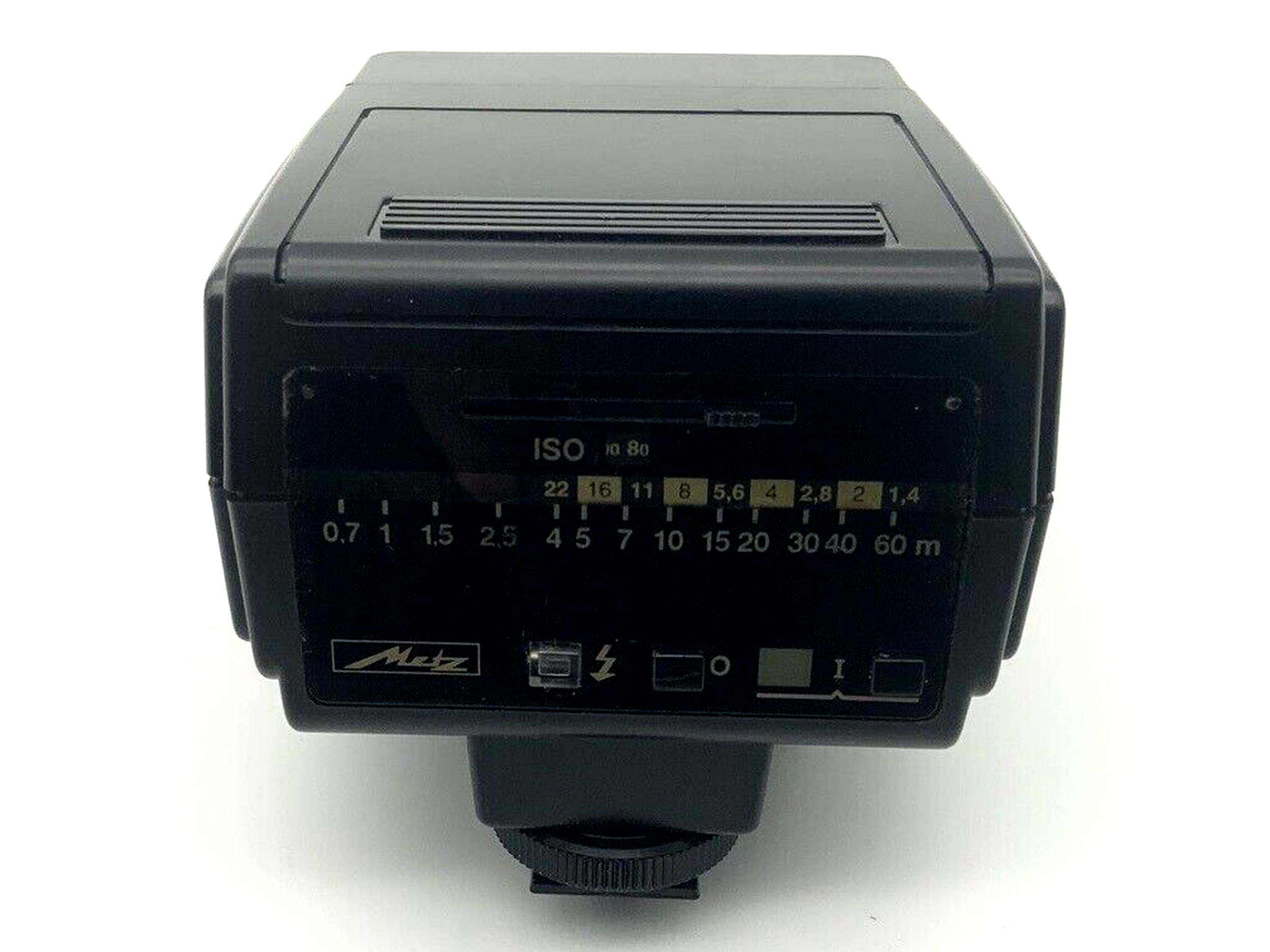 Metz mecablitz 28 M-1 analog flash unit, clip-on flash light