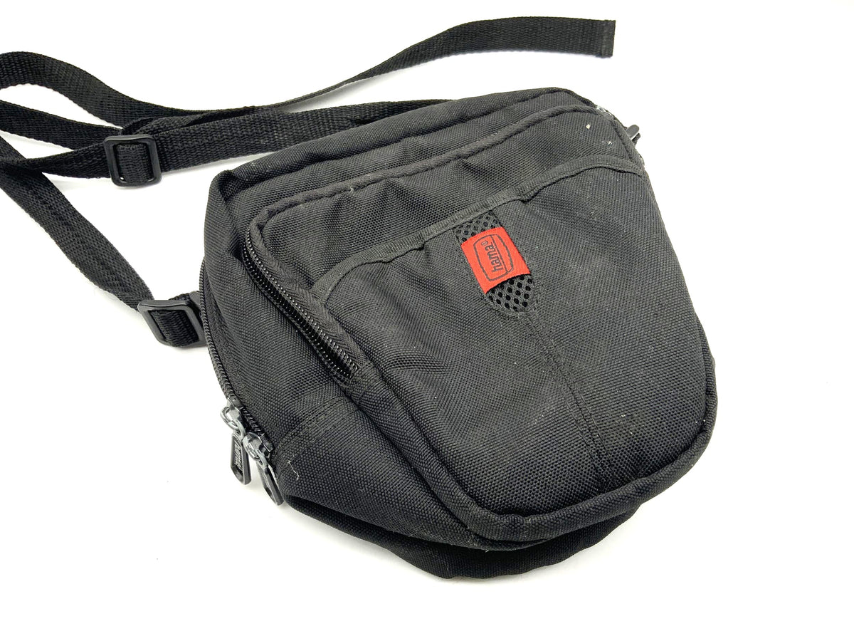 Hama camera bag, black, universal camera bag, shoulder bag, V-shaped
