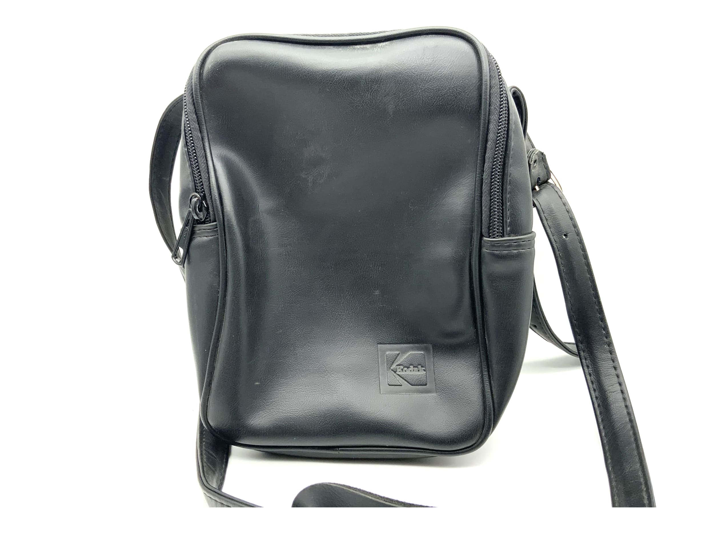Kodak approx. 15x22x5cm leather camera bag, black, universal shoulder bag