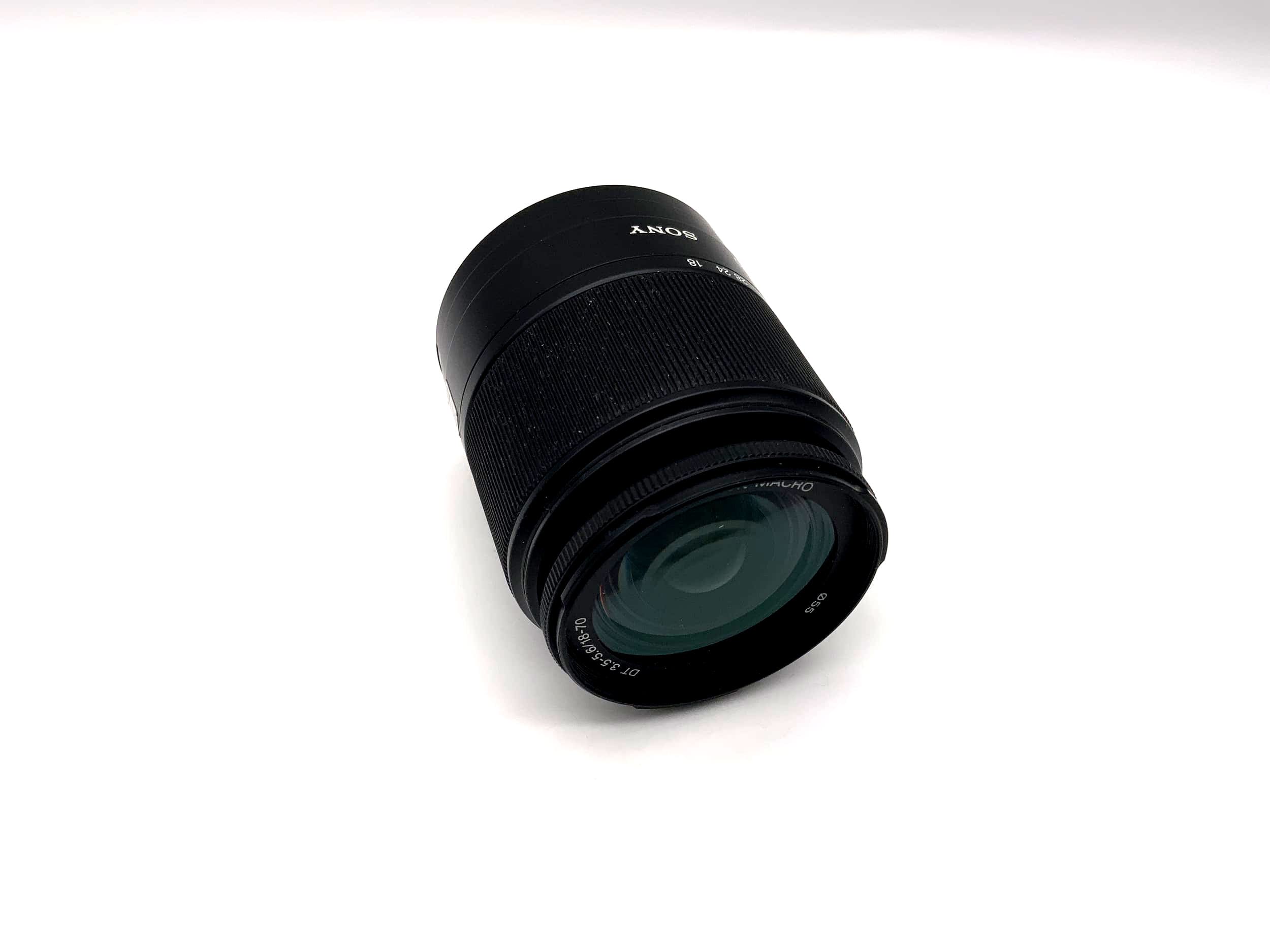 Sony 18-70mm 1:3.5-5.6 Lens Minolta AF DT 0.38m/1.3ft Macro Lens (Sony A)