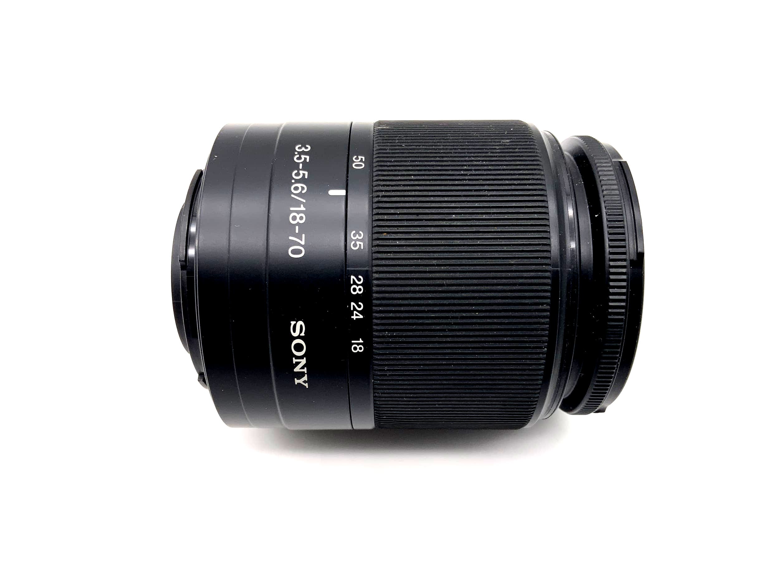 Sony 18-70mm 1:3.5-5.6 Lens Minolta AF DT 0.38m/1.3ft Macro Lens (Sony A)