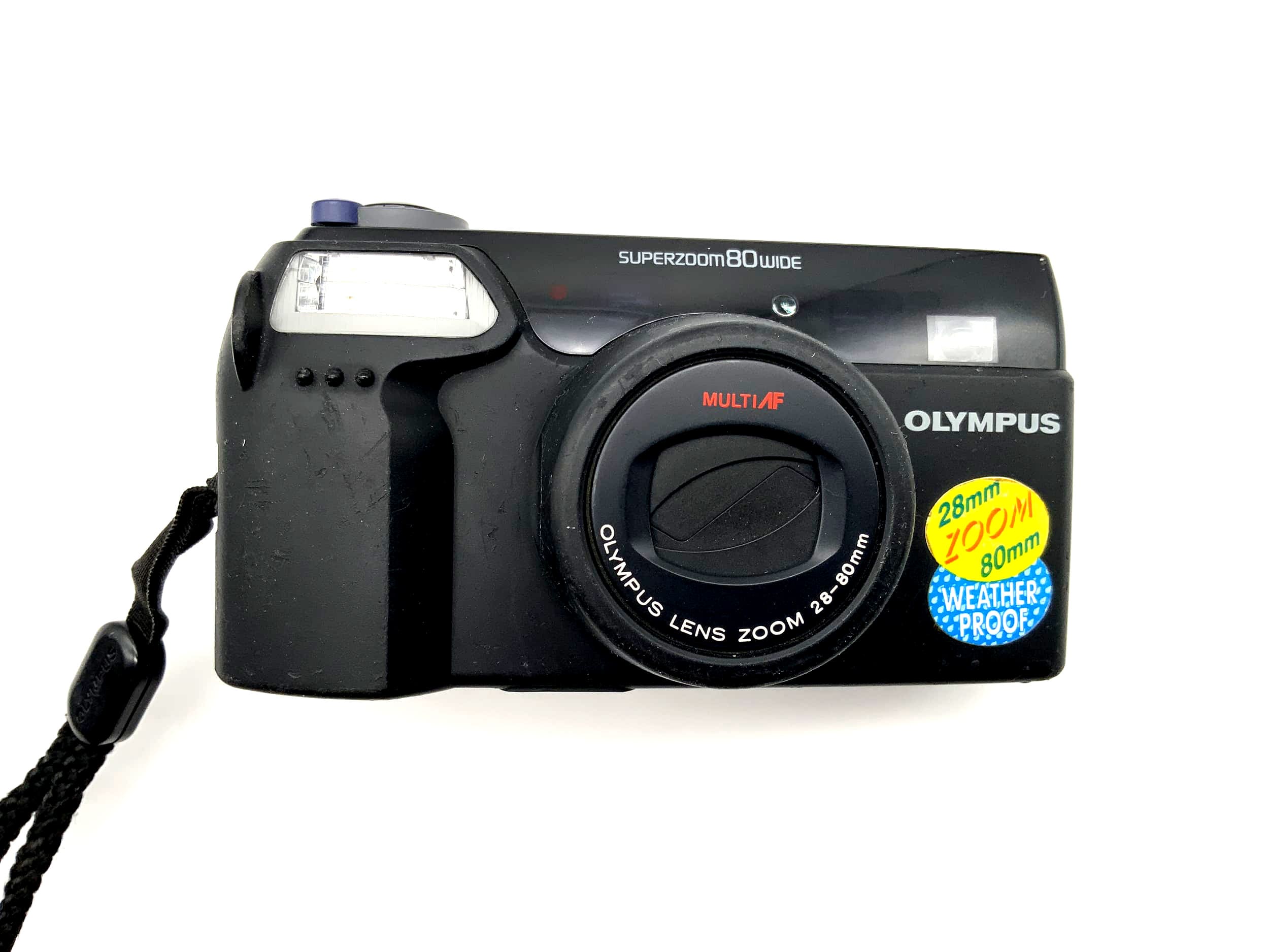 Olympus Superzoom 80 wide compact camera Point&amp;Shoot Camera 35mm Multi AF