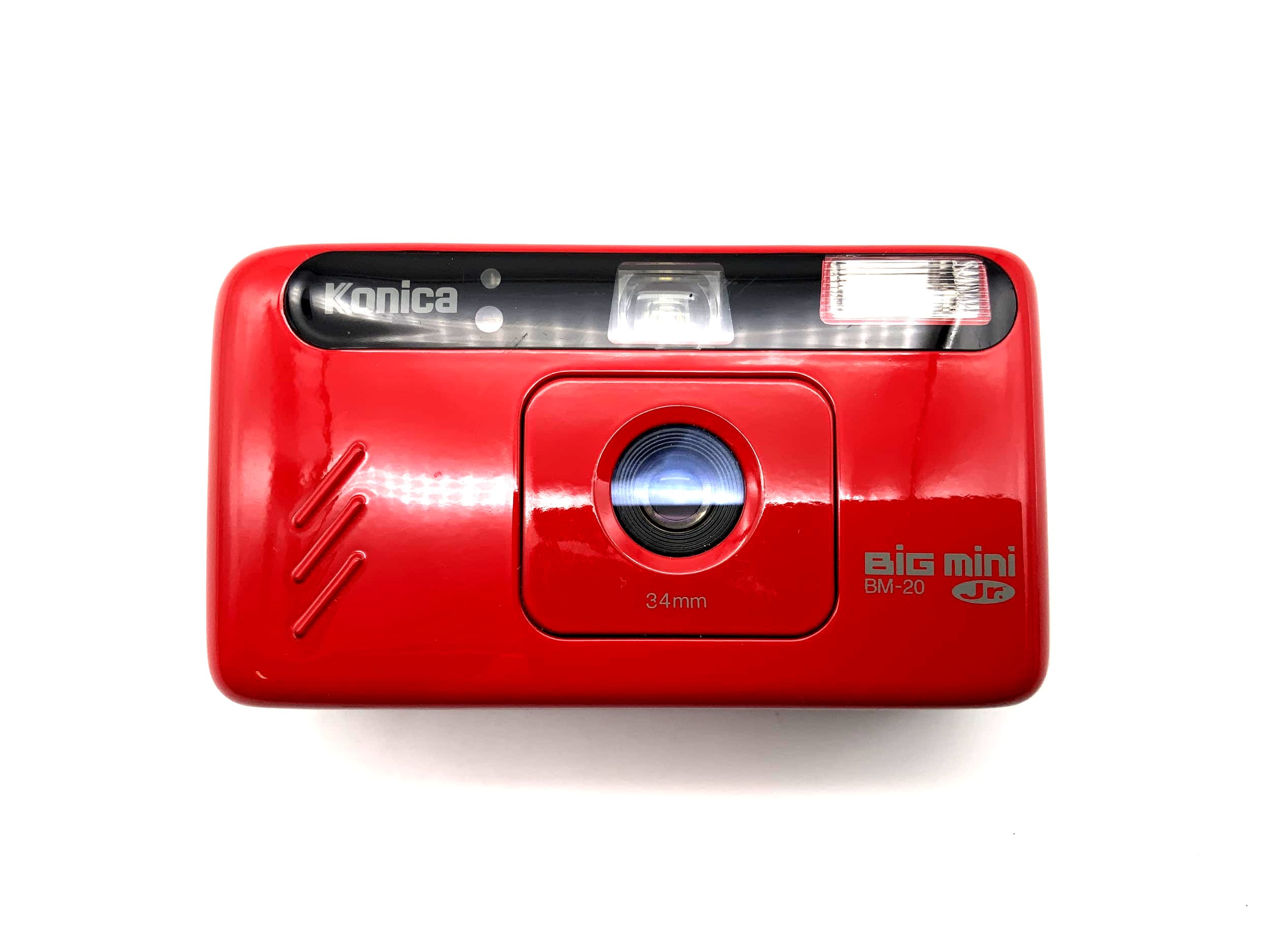Konica Big Mini Compact Camera Point&amp;Shoot Camera 35mm BM-20 Jr.red