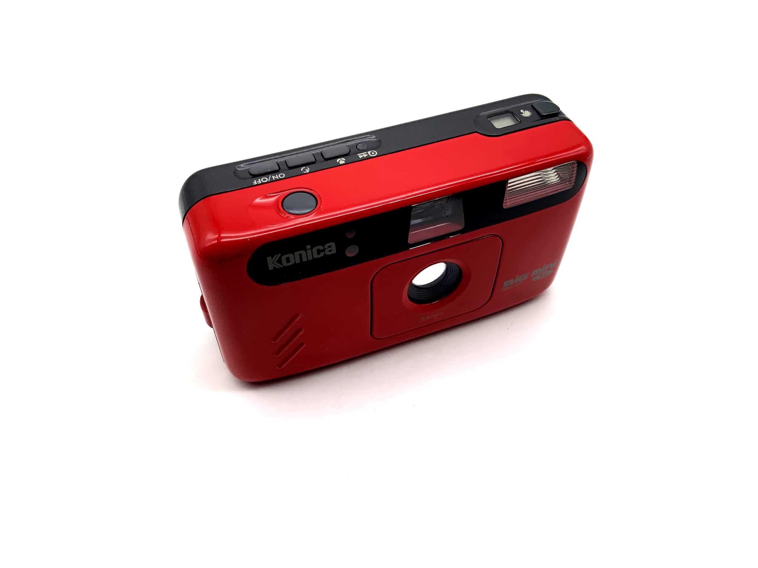 Konica Big Mini Compact Camera Point&amp;Shoot Camera 35mm BM-20 Jr.red