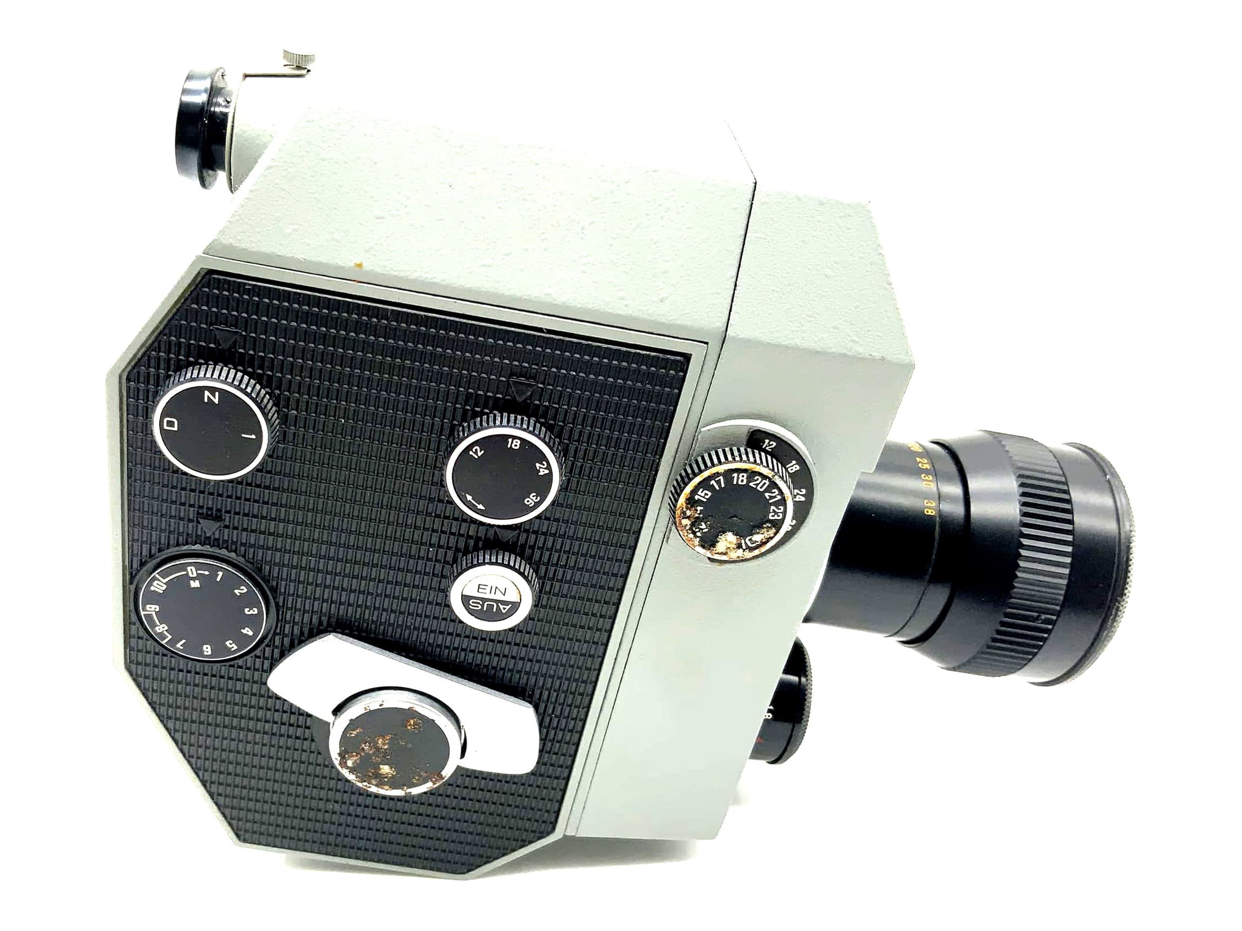 Quartz DS8-3 movie camera without grip, made in USSR, Super 8 camera