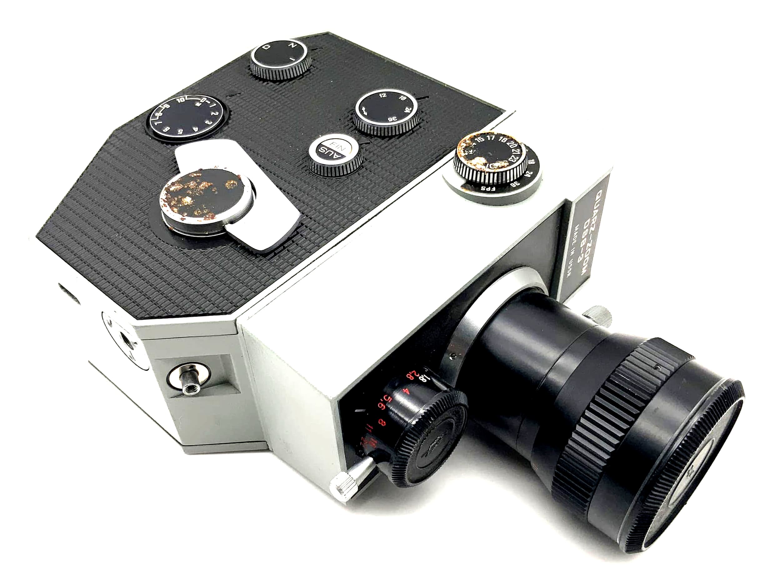 Quartz DS8-3 movie camera without grip, made in USSR, Super 8 camera