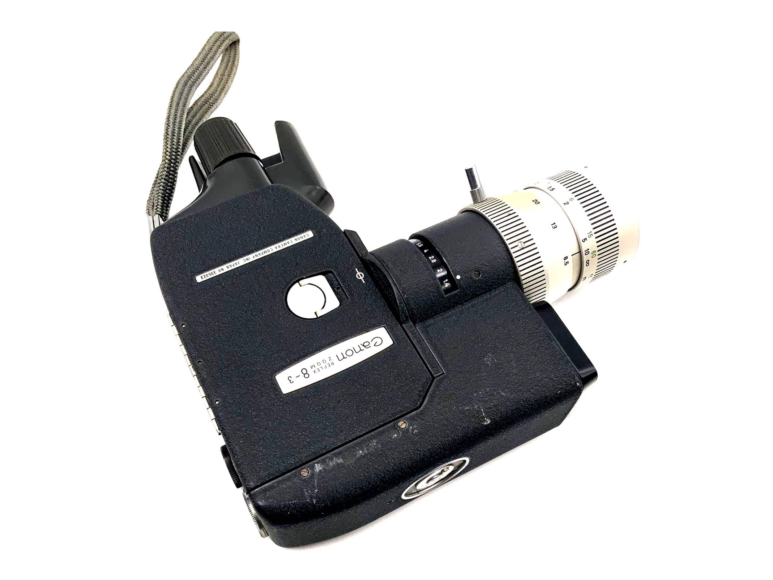 Canon Reflex Zoom 8-3 film camera with C-8 Grip Super 8 camera movie camera