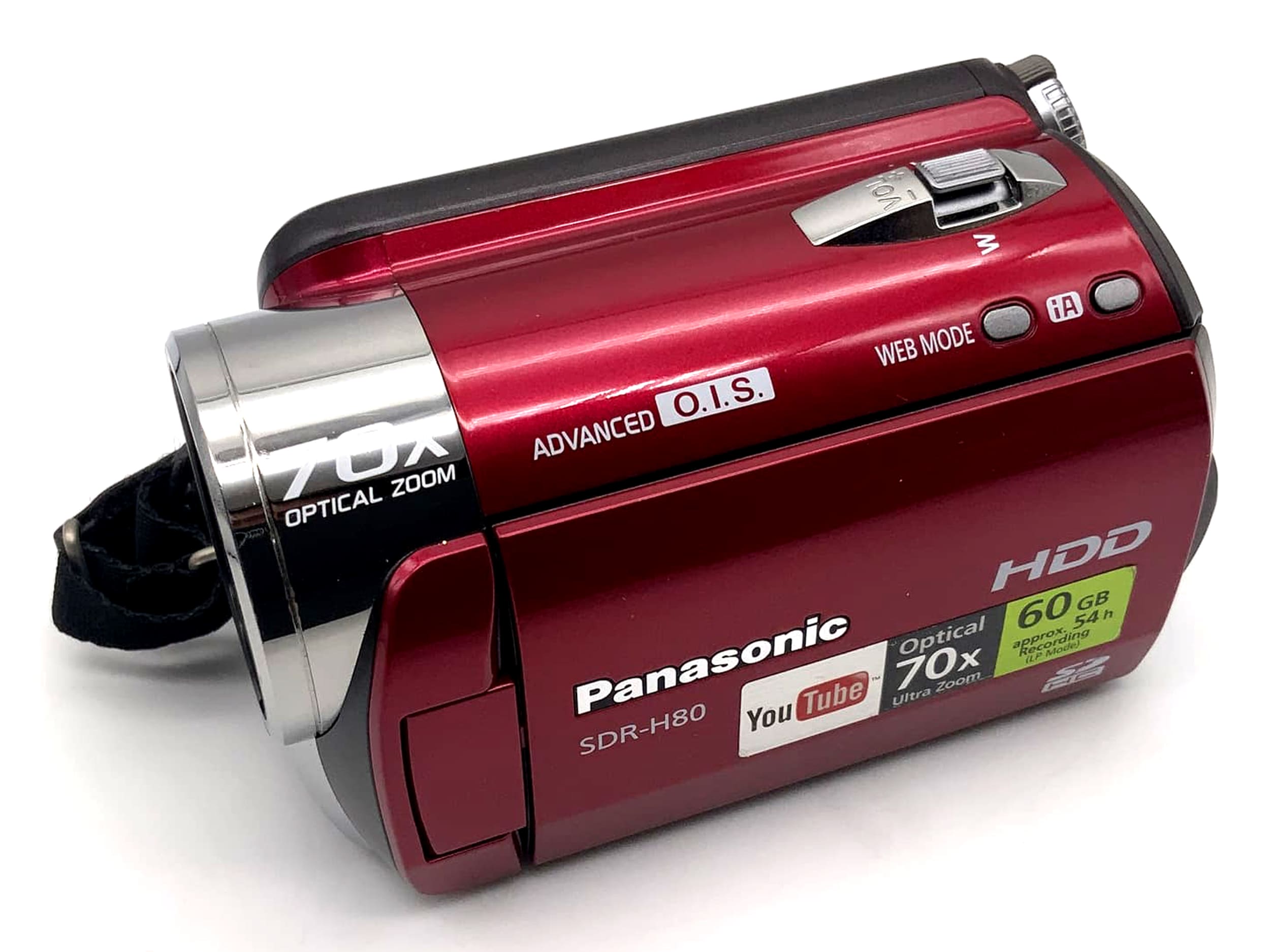 Panasonic SDR-H80 camcorder video camera with battery
