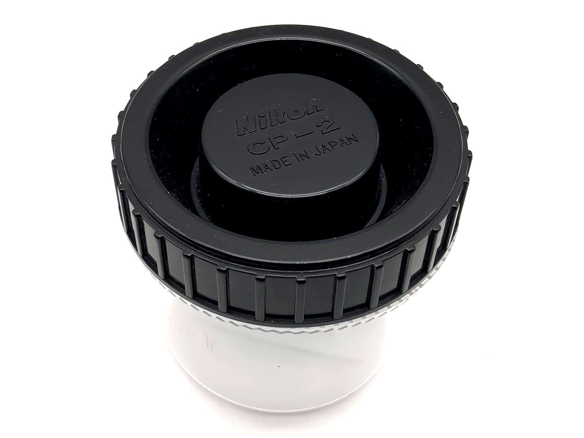 Nikon transparent lens case, approx. 7x7cm, for CP-2 lens bag, universal lens case
