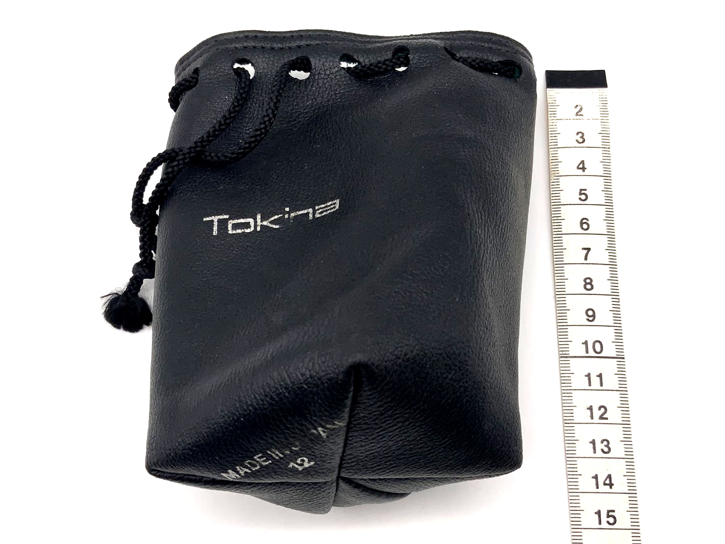 Tokina lens case 12, black, approx. 14x7cm, universal lens pouch