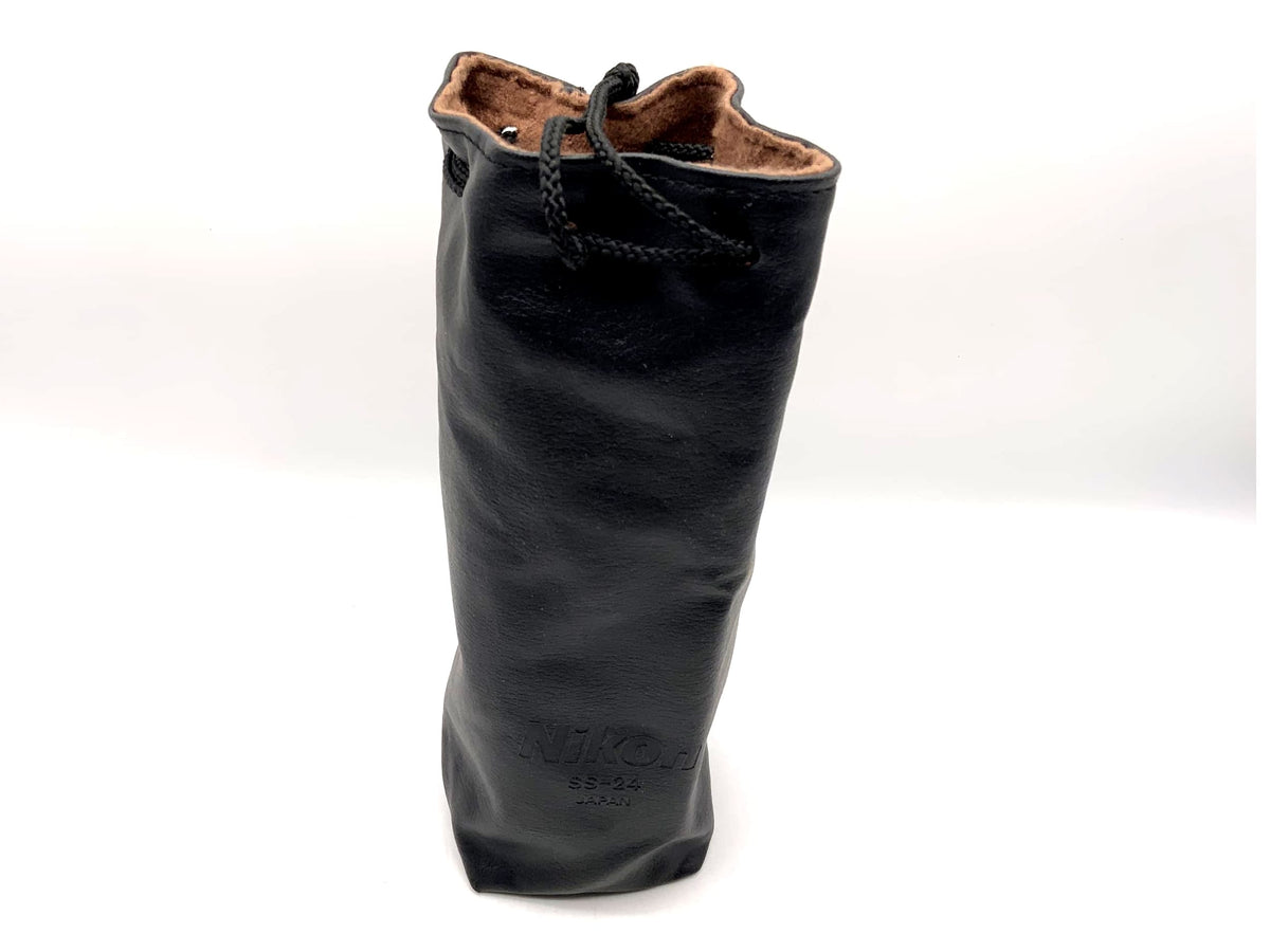 Nikon black leather case, approx. 20x8cm, SS-24 flash case