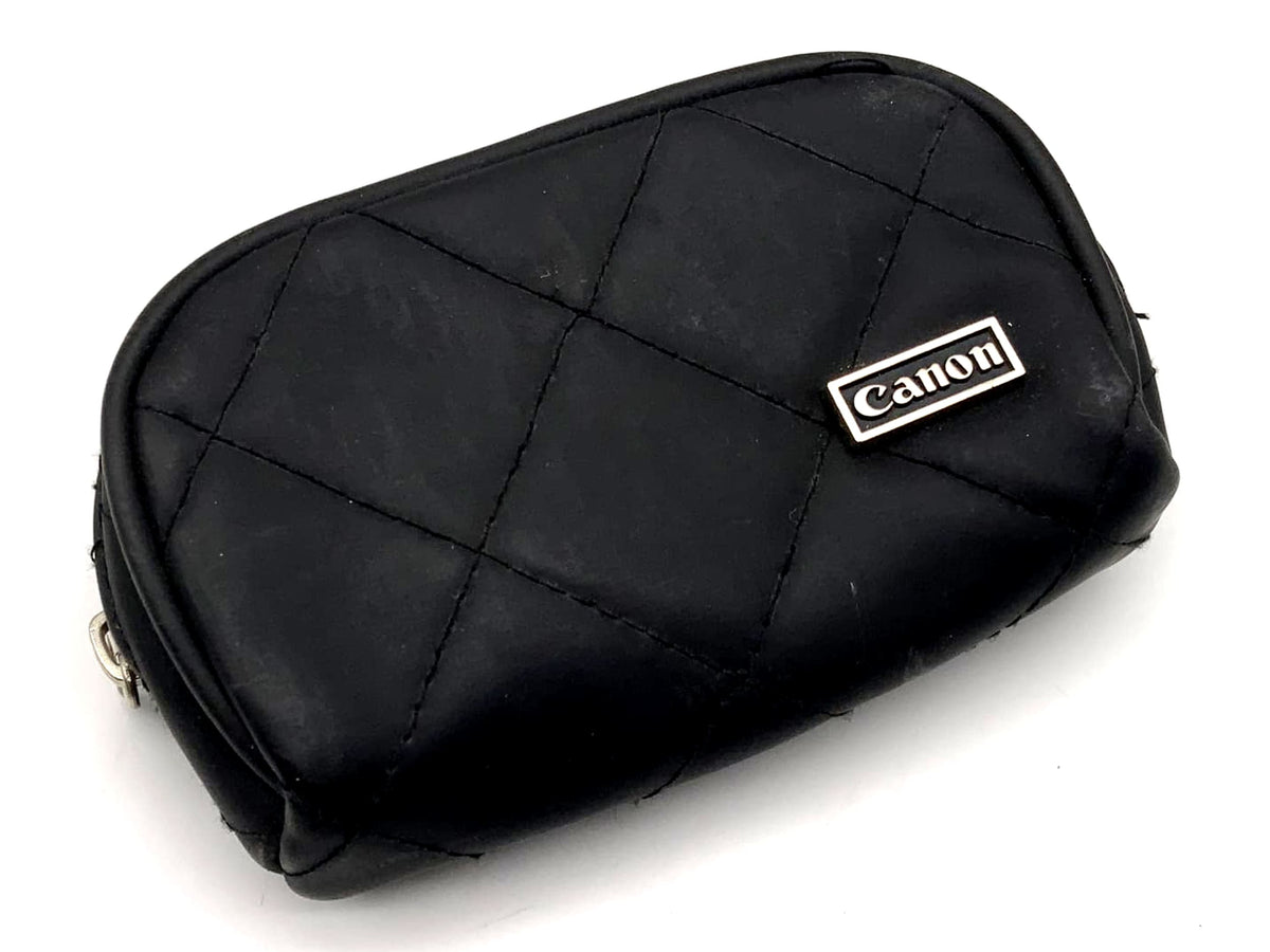 Canon leather ready bag, black, universal camera bag