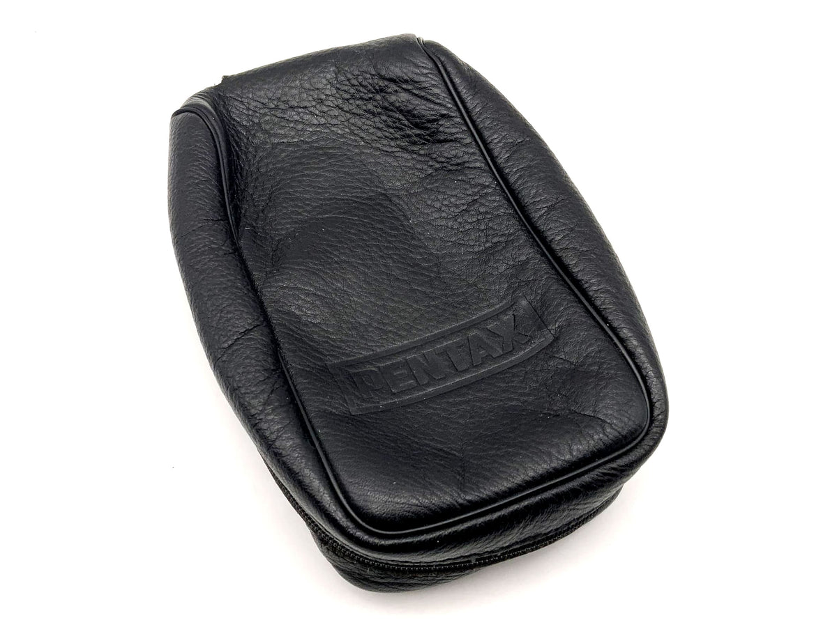 Pentax leather ready bag, black, universal camera bag