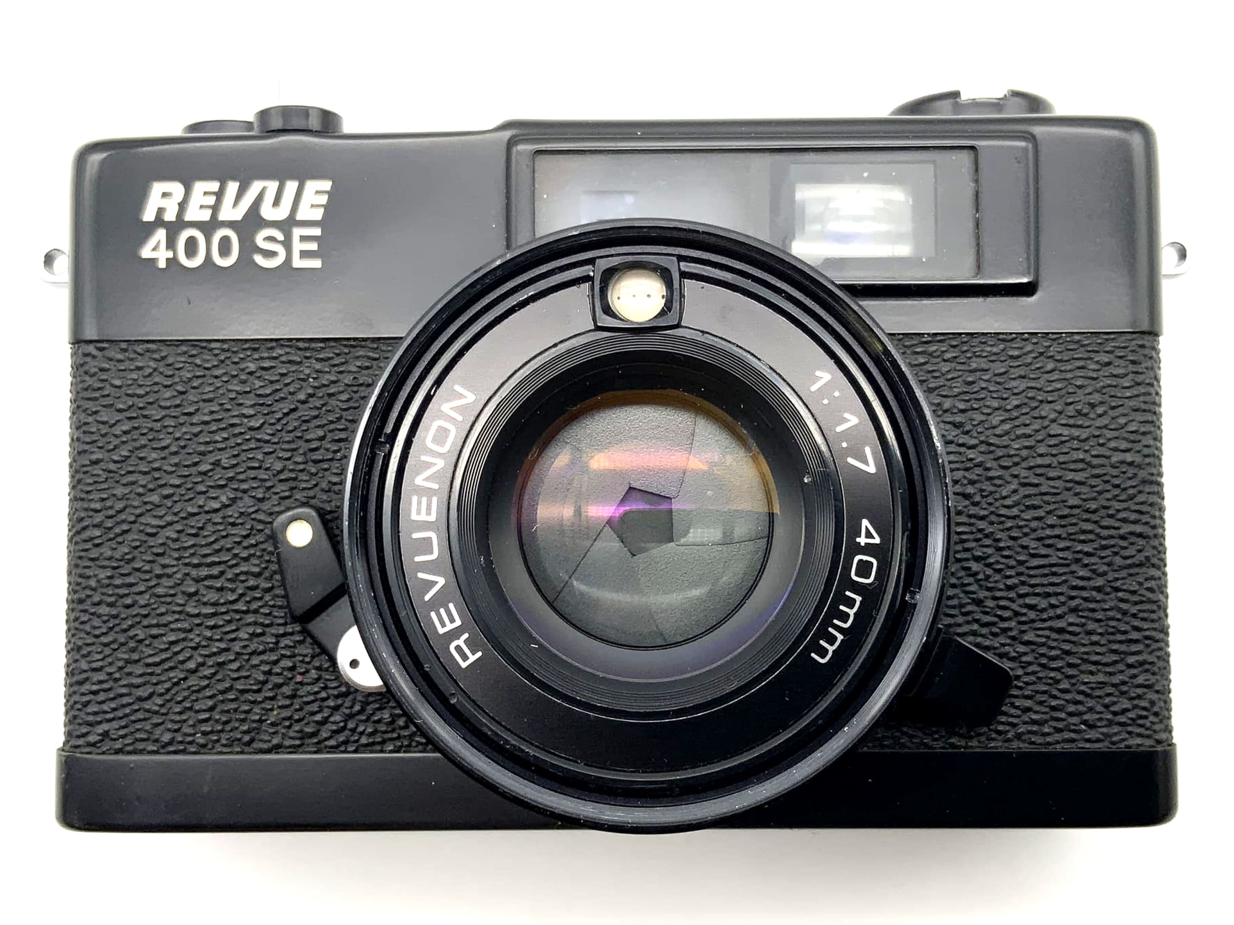 Revue 400 SE viewfinder camera with Revuenon 40mm 1:1.7 35mm compact camera