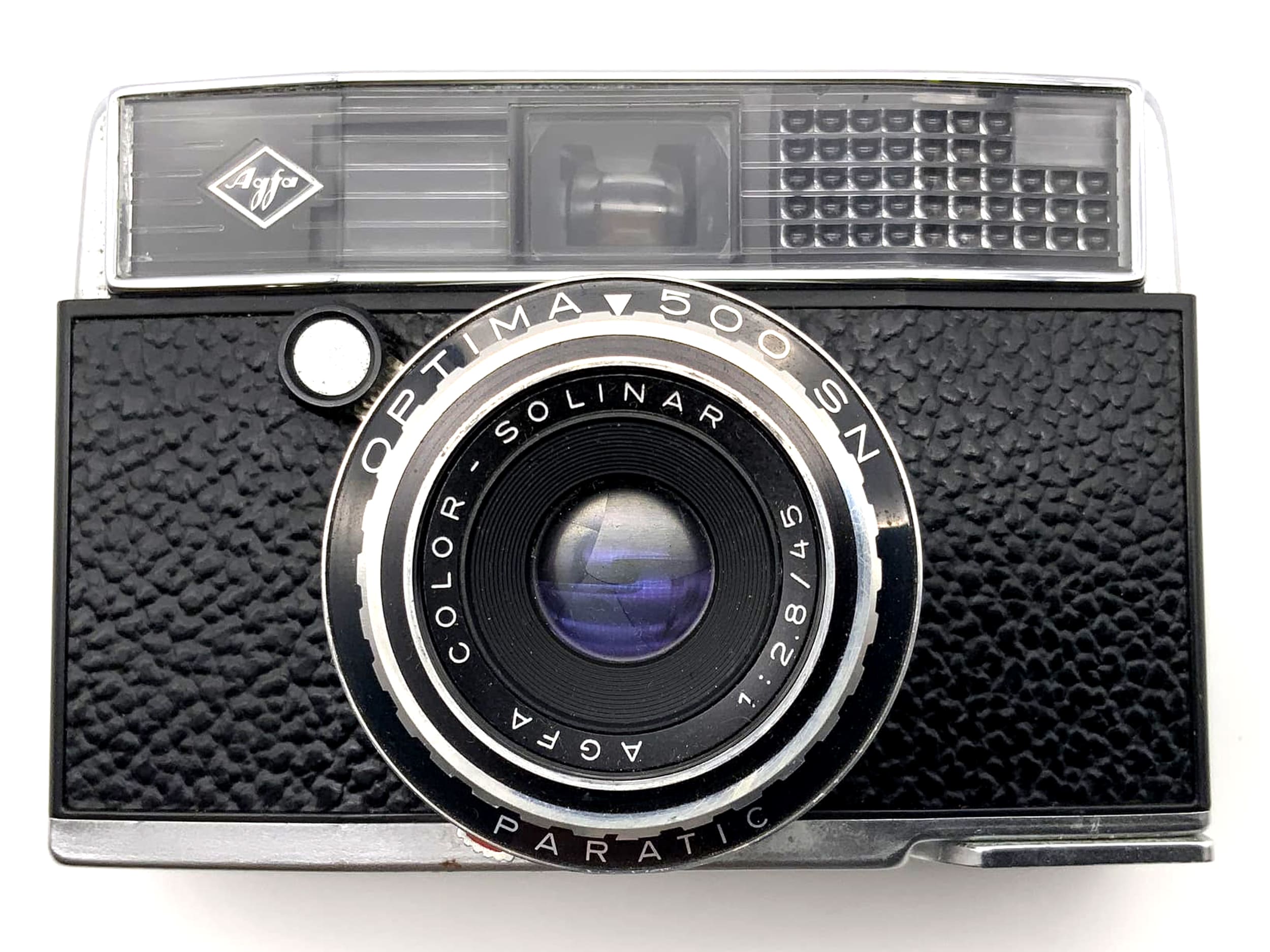 Agfa Optima 500 SN viewfinder camera with Color Solinar 45mm 1:2.8 35mm compact camera