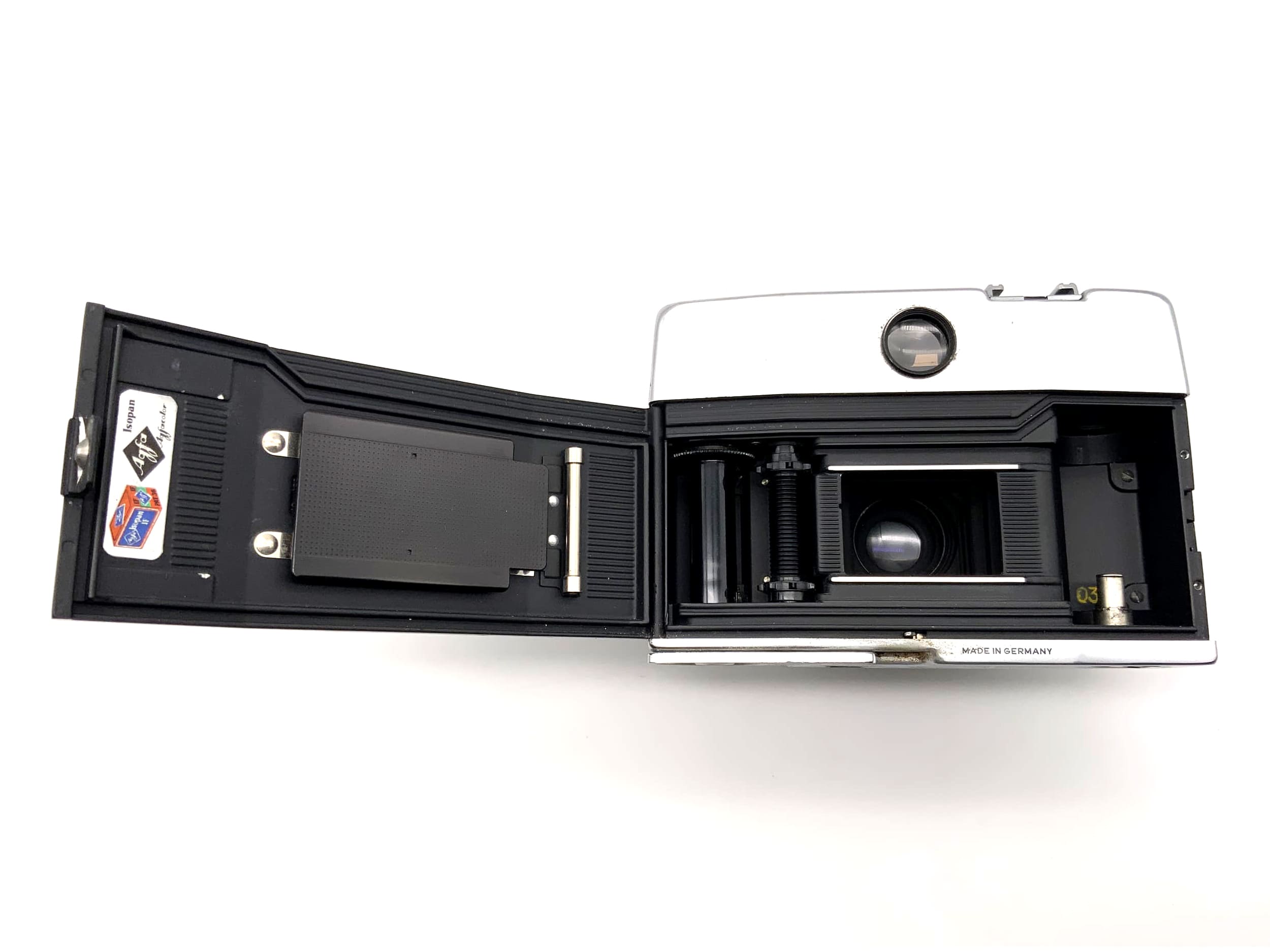 Agfa Optima 500 SN viewfinder camera with Color Solinar 45mm 1:2.8 35mm compact camera