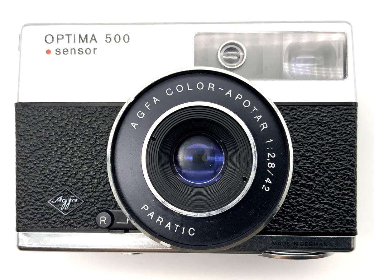Agfa Optima 500 sensor viewfinder camera with Color Apotar 42mm 1:2.8 35mm