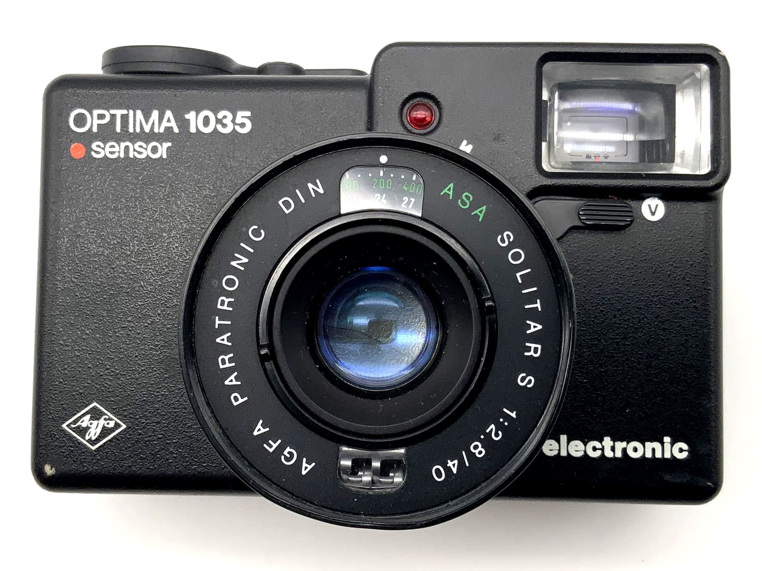 Agfa Optima 1035 sensor viewfinder camera with Solitar S 40mm 1:2.8 35mm