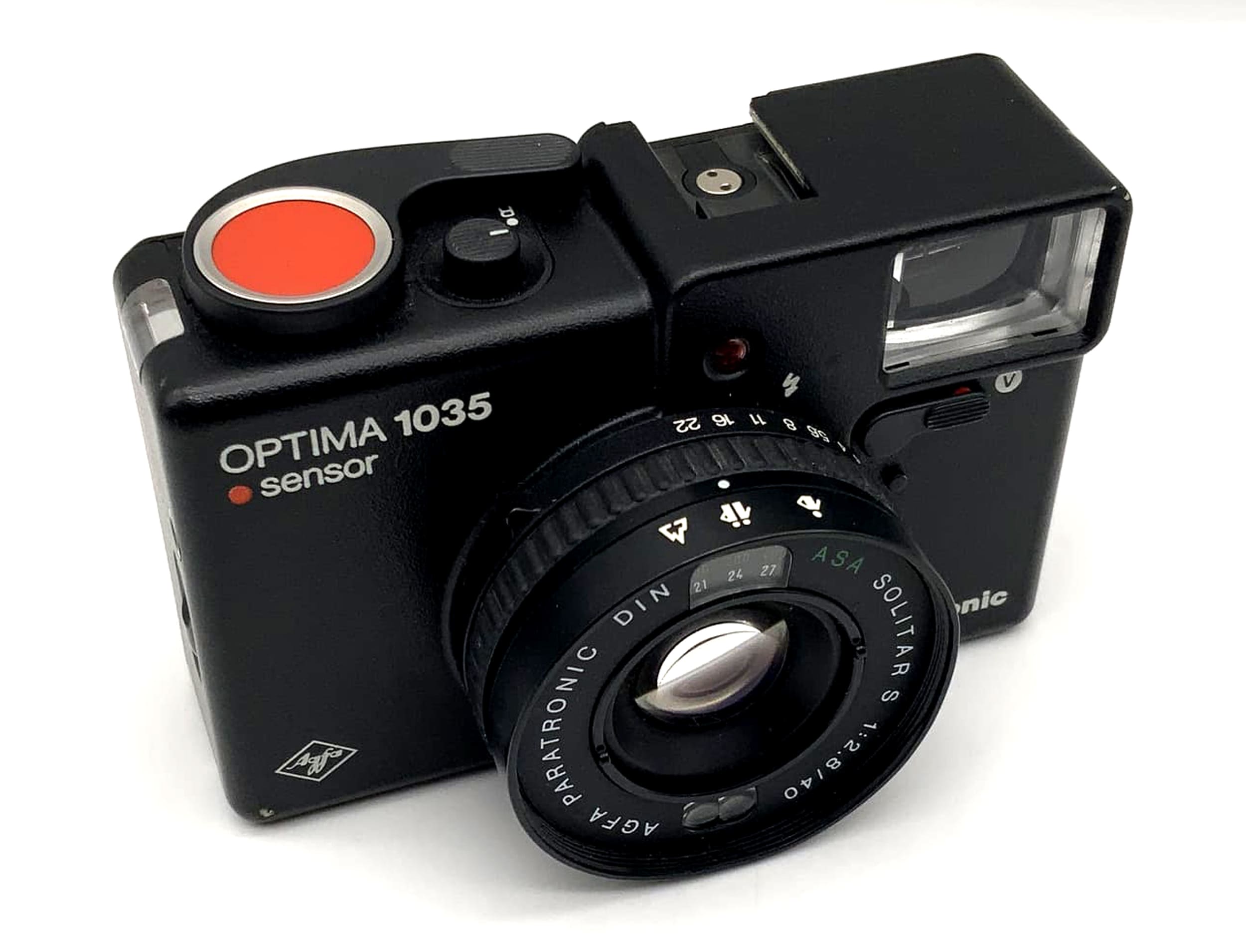 Agfa Optima 1035 sensor viewfinder camera with Solitar S 40mm 1:2.8 35mm