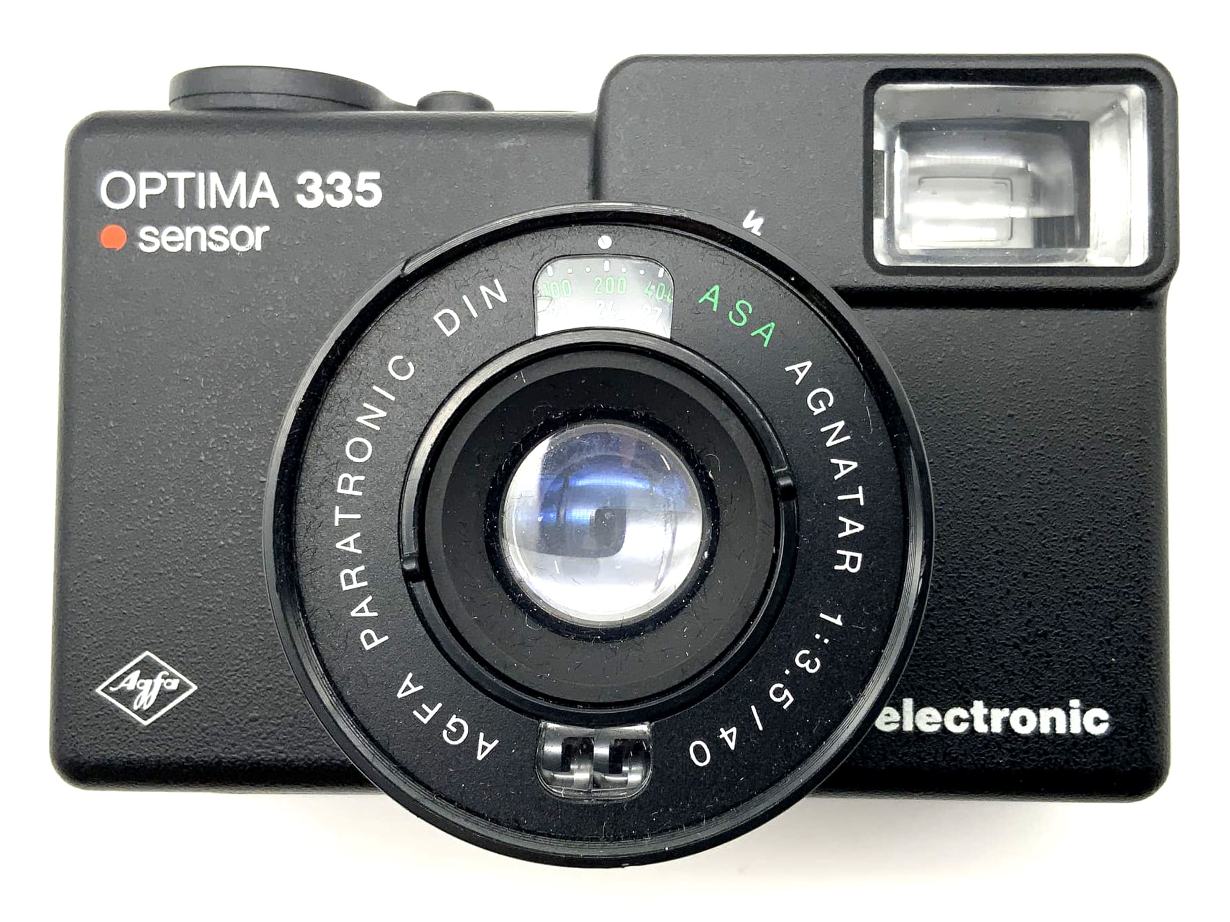 Agfa Optima 335 sensor viewfinder camera with Agnatar 40mm 1:3.5 35mm compact camera