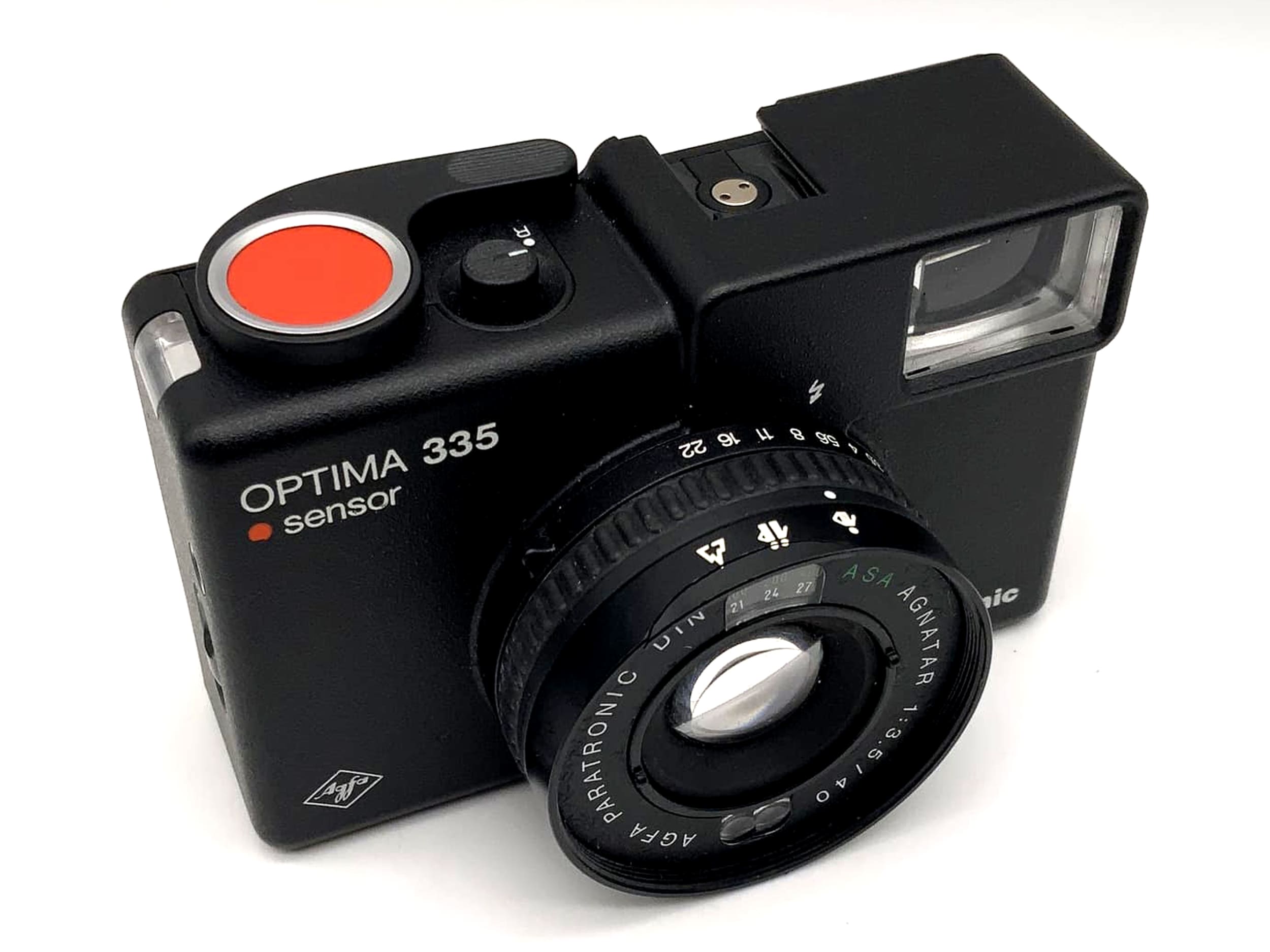 Agfa Optima 335 sensor viewfinder camera with Agnatar 40mm 1:3.5 35mm compact camera