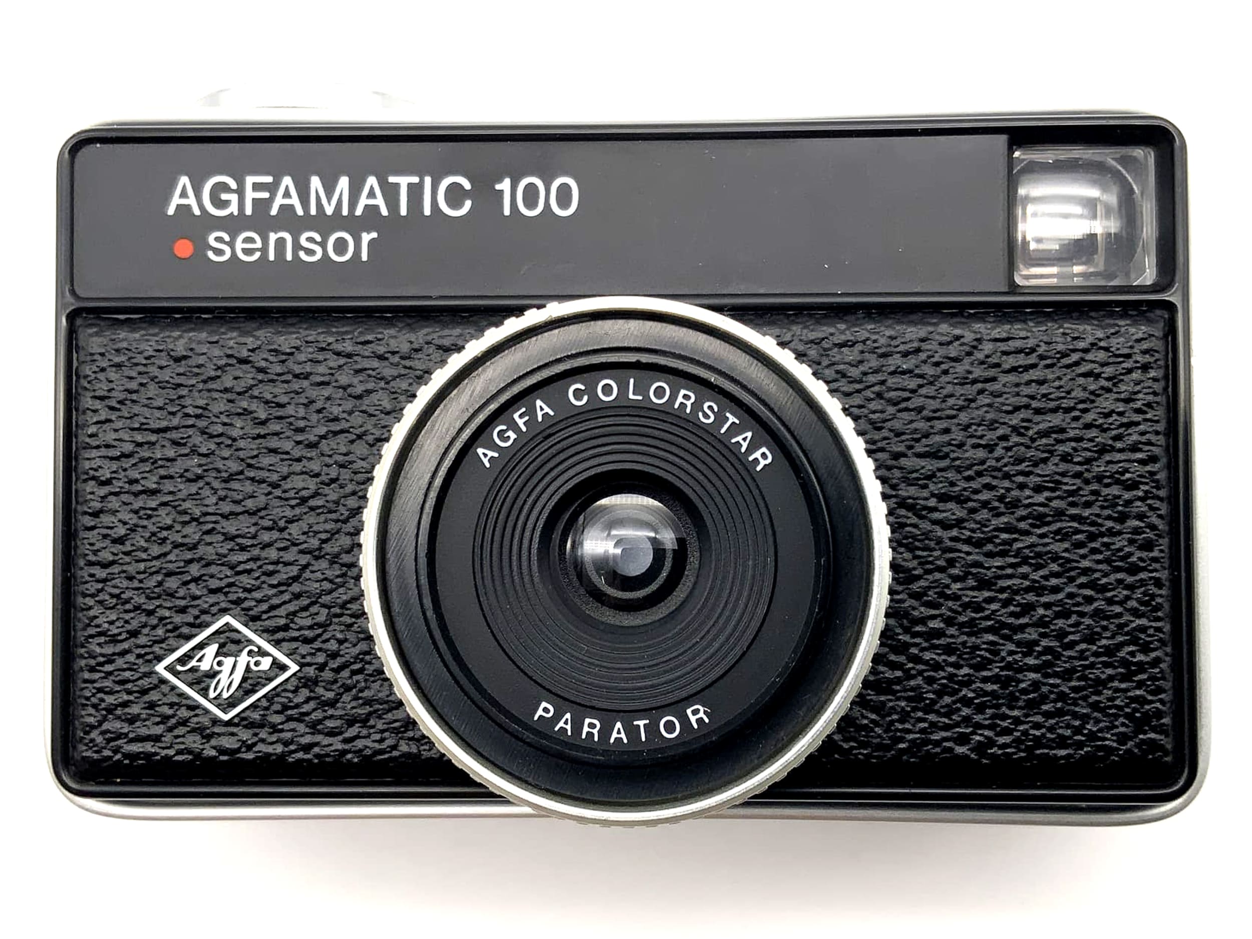 Agfa Agfamatic 100 viewfinder camera with Colorstar Parator 35mm compact camera