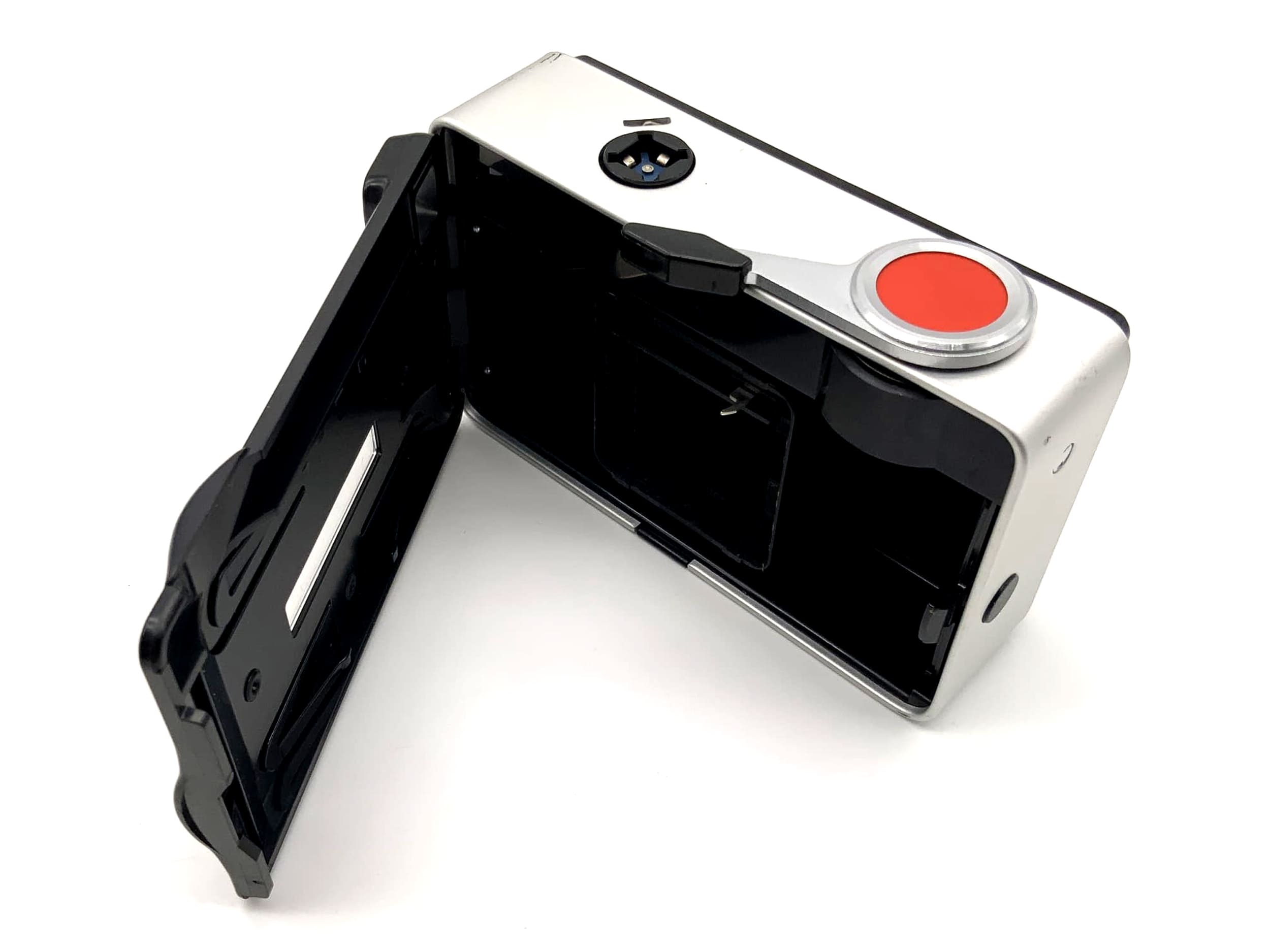 Agfa Agfamatic 100 viewfinder camera with Colorstar Parator 35mm compact camera
