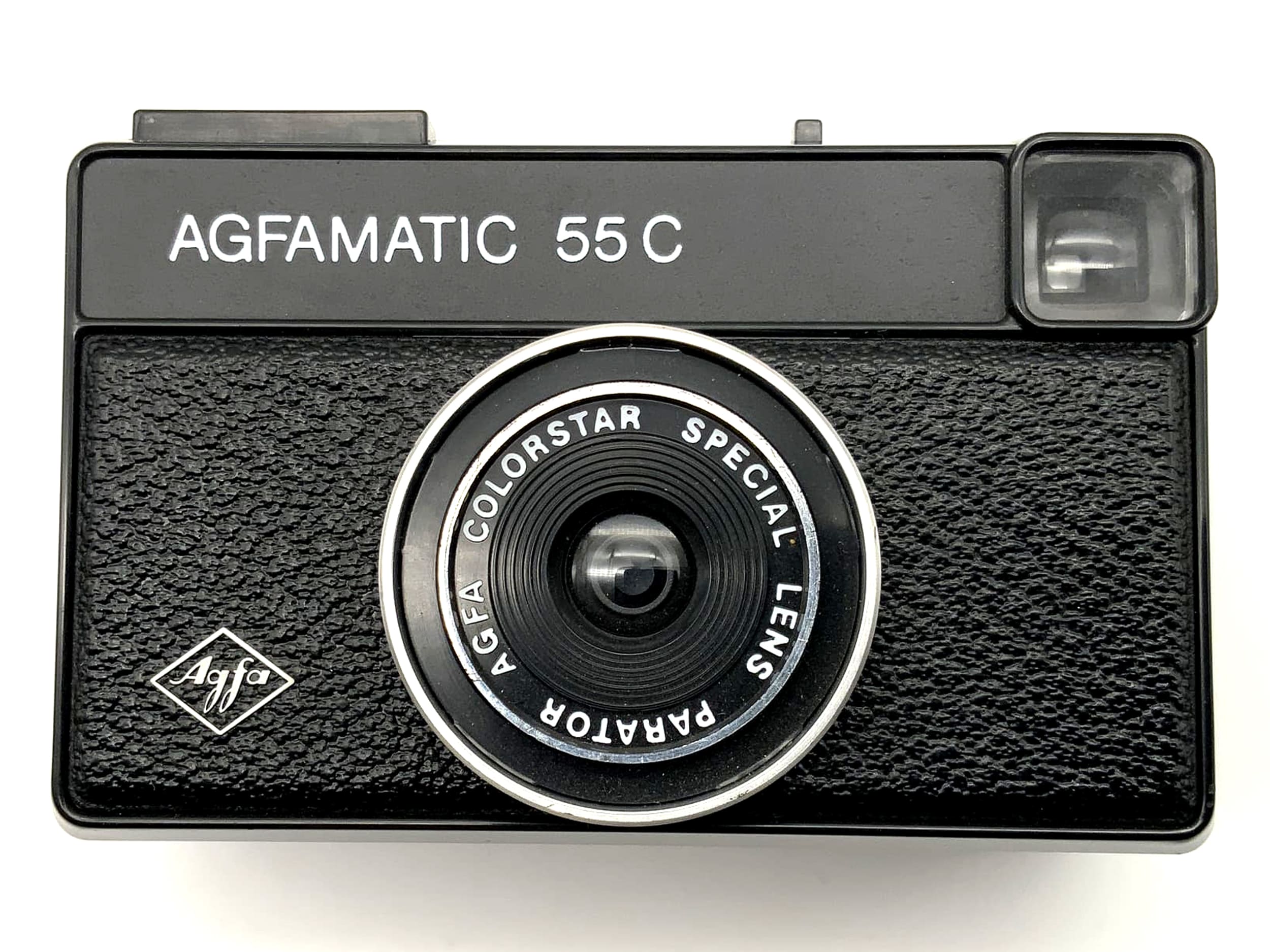 Agfa Agfamatic 55C viewfinder camera with Colorstar Special Parator 35mm lens