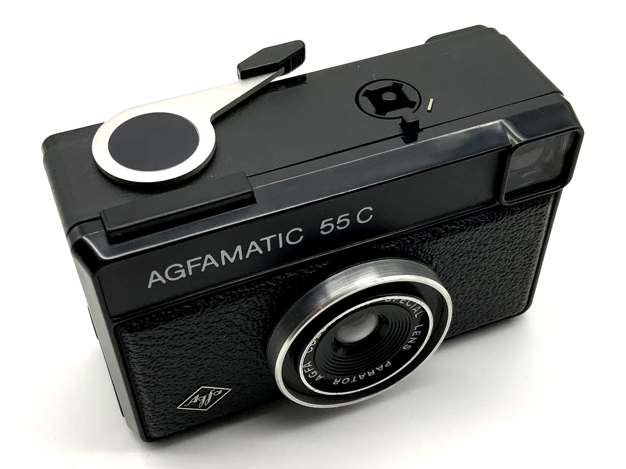 Agfa Agfamatic 55C viewfinder camera with Colorstar Special Parator 35mm lens