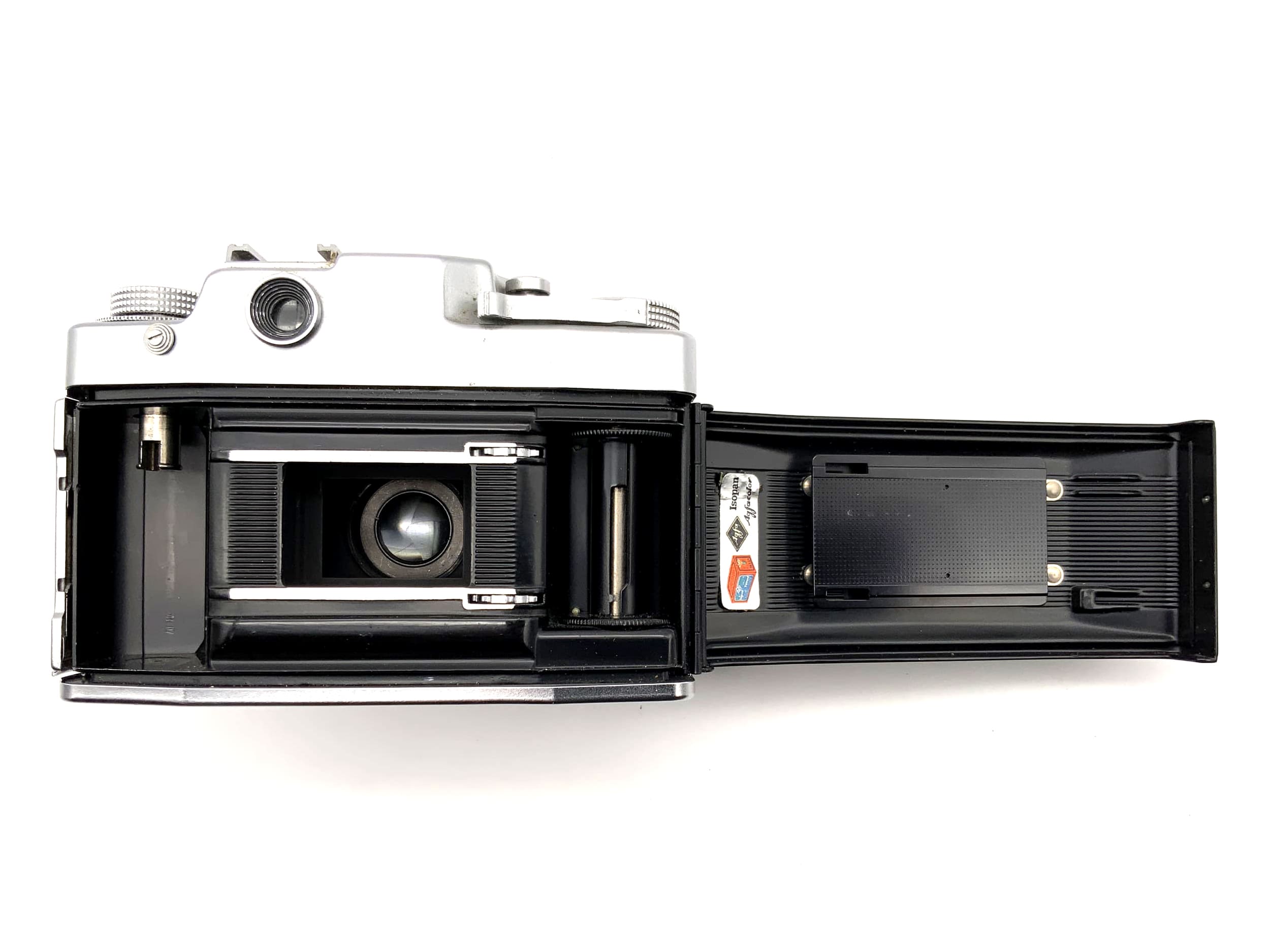 Agfa Silette SL rangefinder camera with Color Solinar 50mm 1:2.8 and 35mm Prontor SLK lenses.