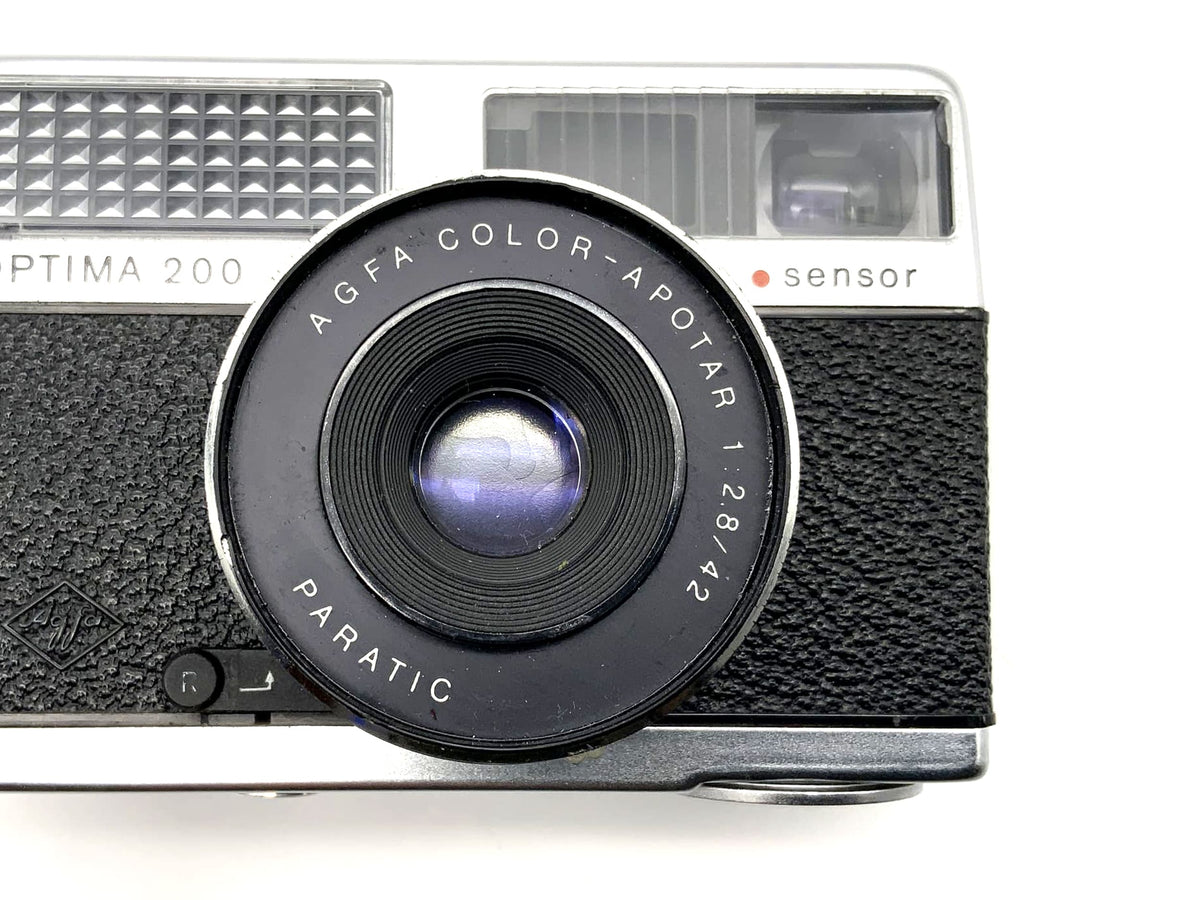 Agfa Optima 200 sensor viewfinder camera with Color Apotar 42mm 1:2.8 35mm