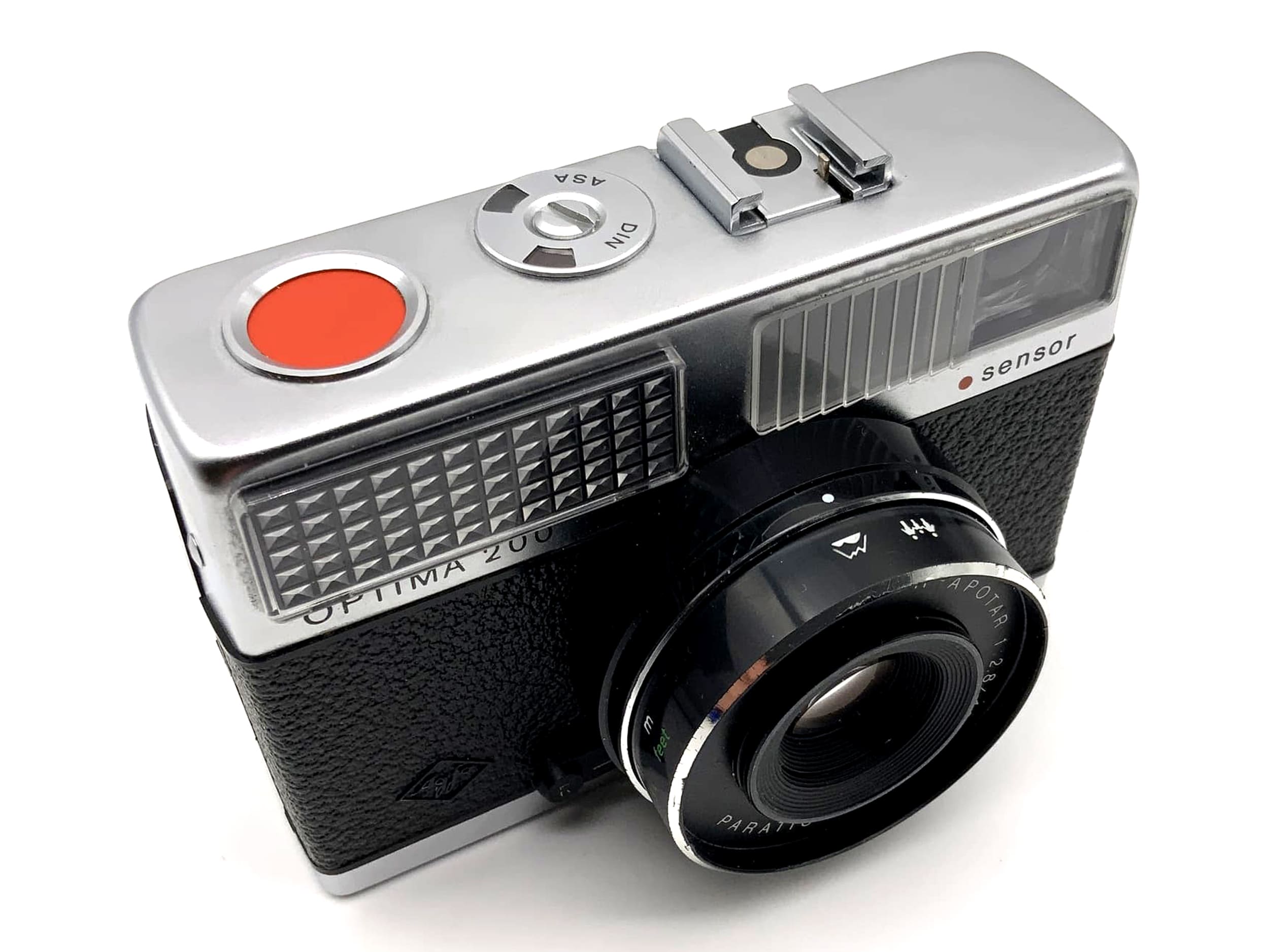 Agfa Optima 200 sensor viewfinder camera with Color Apotar 42mm 1:2.8 35mm