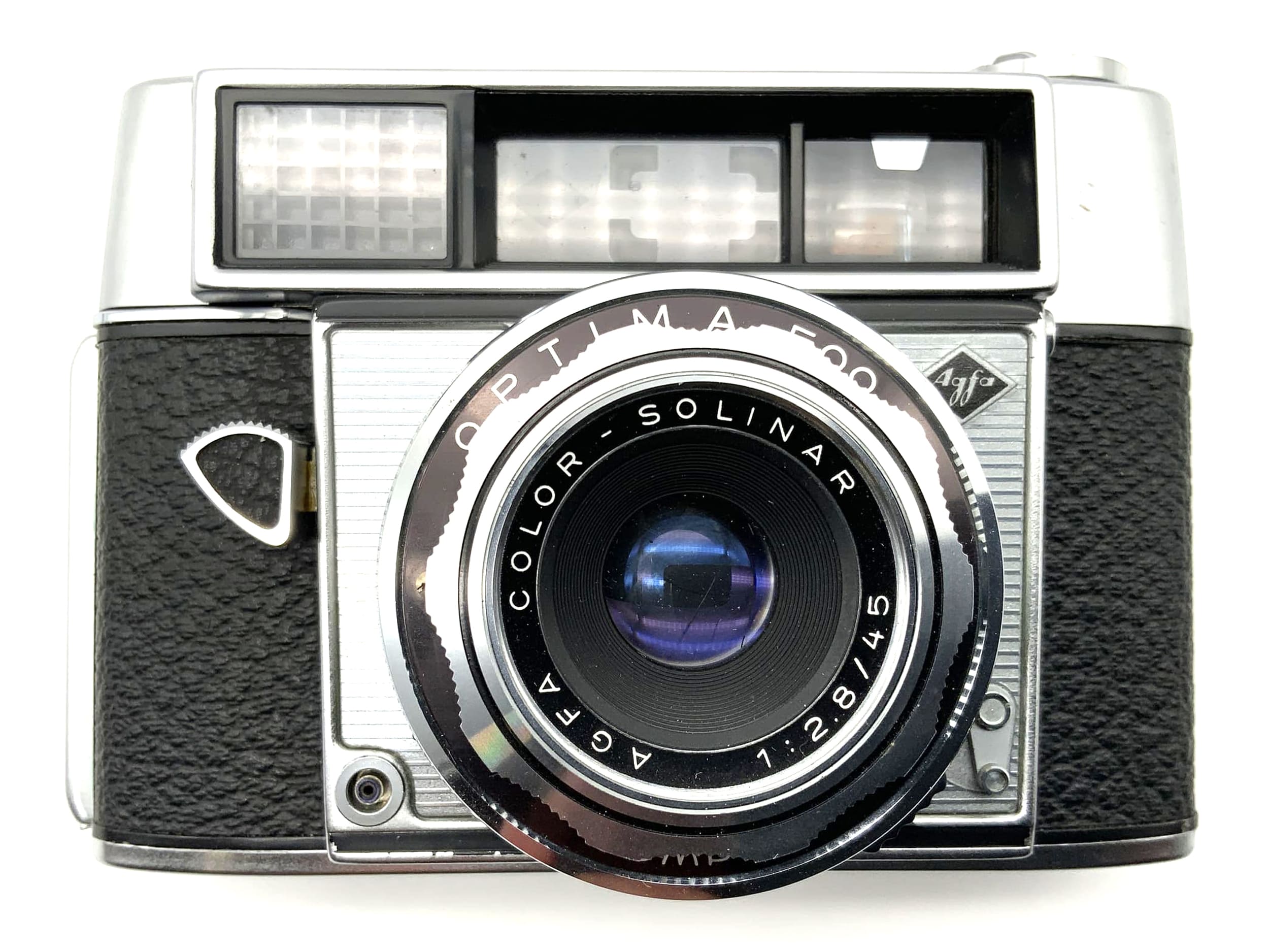 Agfa Optima 500 S viewfinder camera with Color Solinar 45mm 1:2.8 35mm compact camera