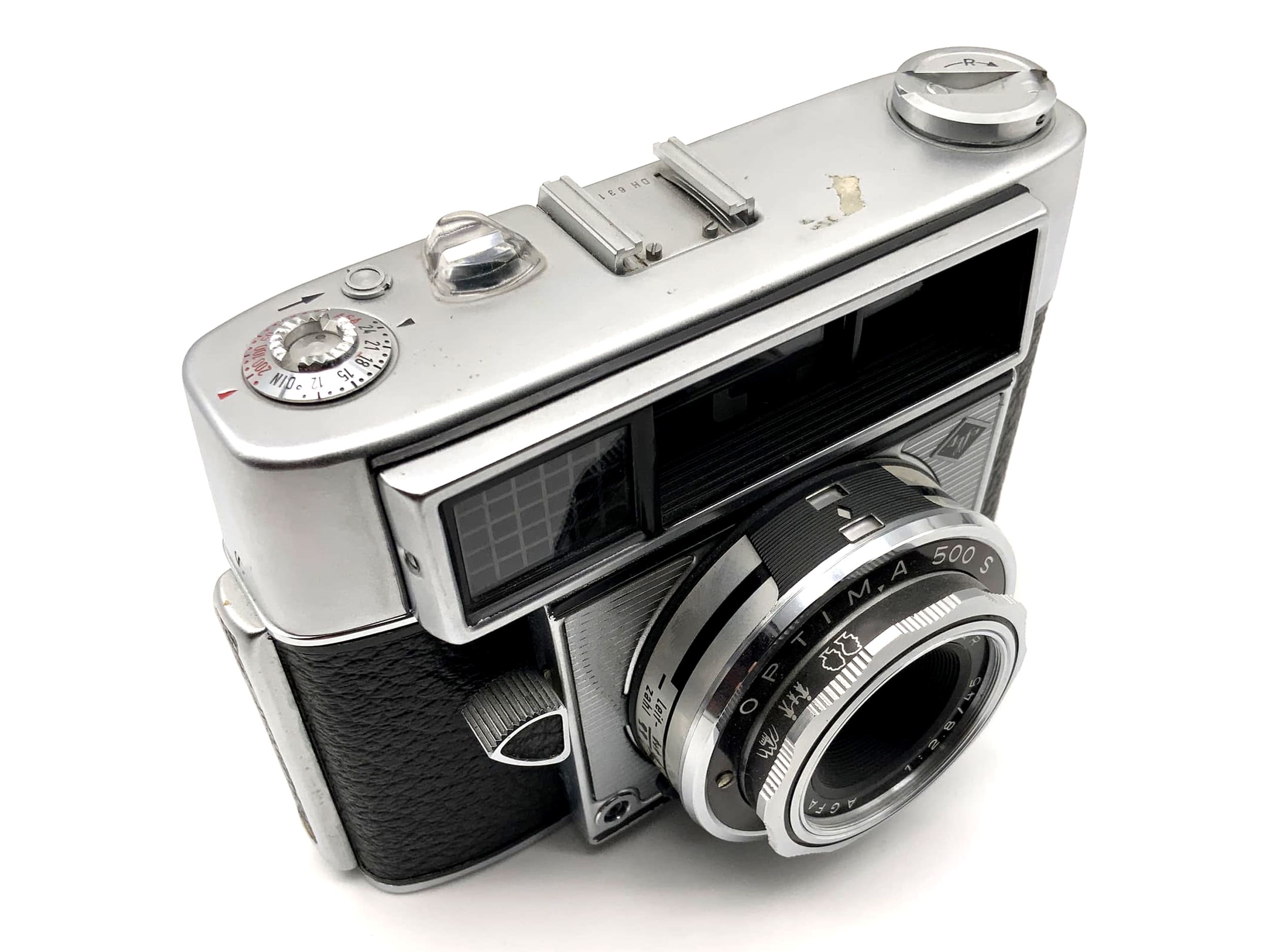 Agfa Optima 500 S viewfinder camera with Color Solinar 45mm 1:2.8 35mm compact camera