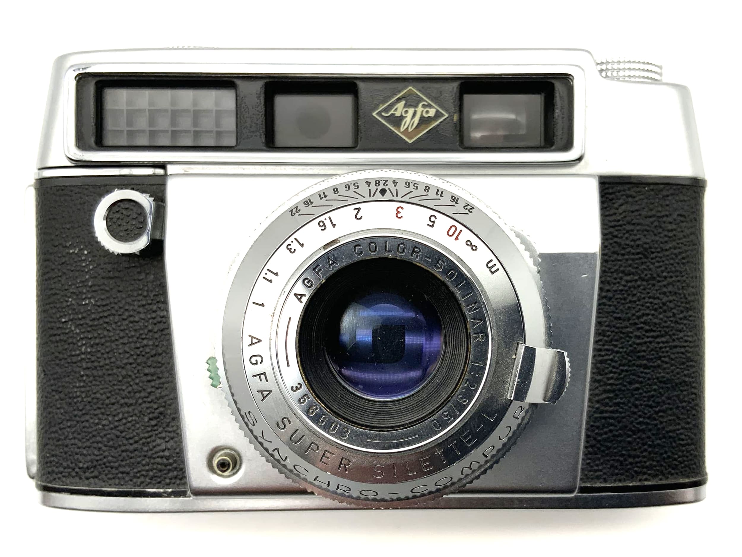 Agfa Synchro Compur viewfinder camera with Color Solinar 50mm 1:2.8 35mm