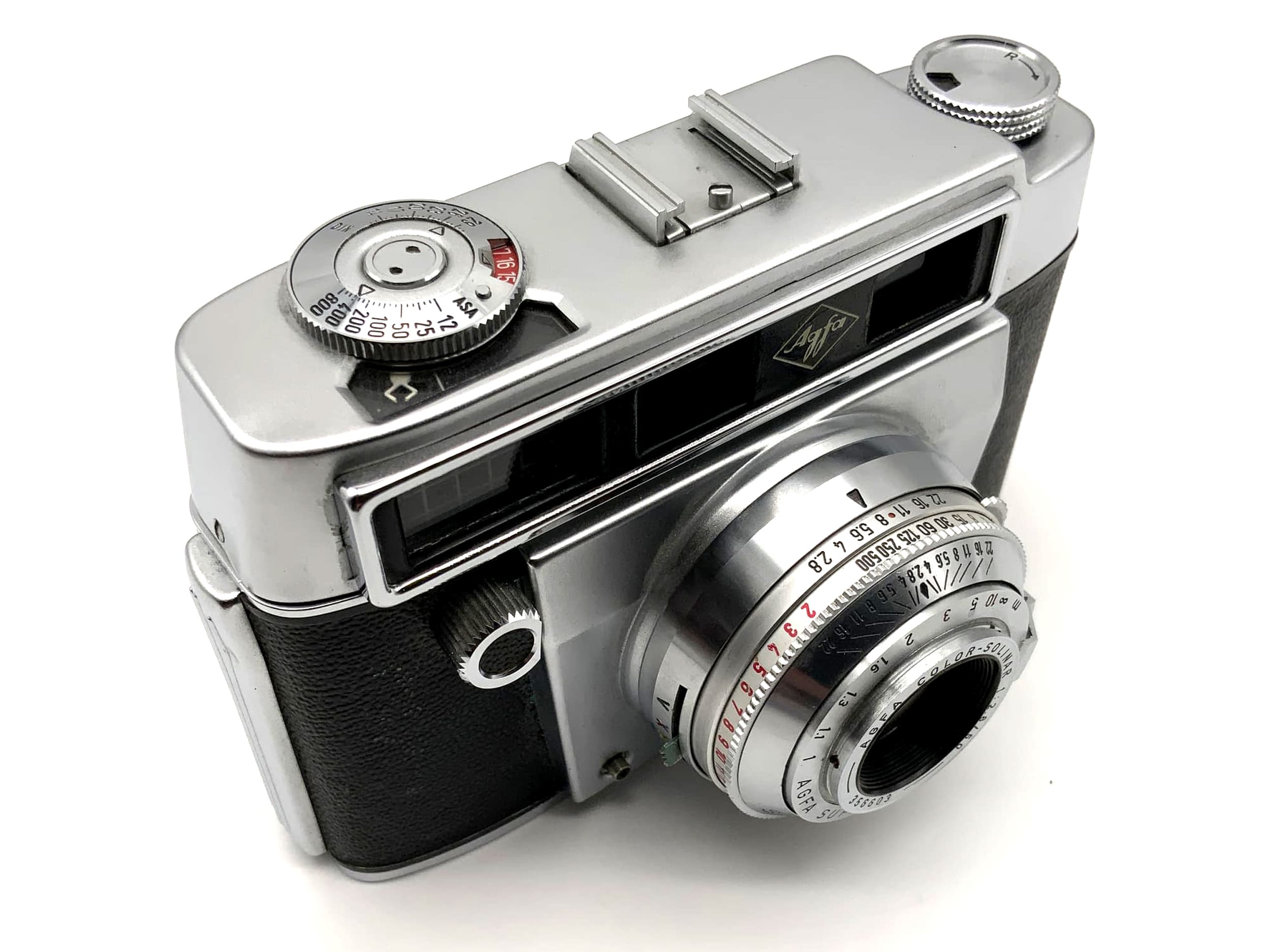 Agfa Synchro Compur viewfinder camera with Color Solinar 50mm 1:2.8 35mm