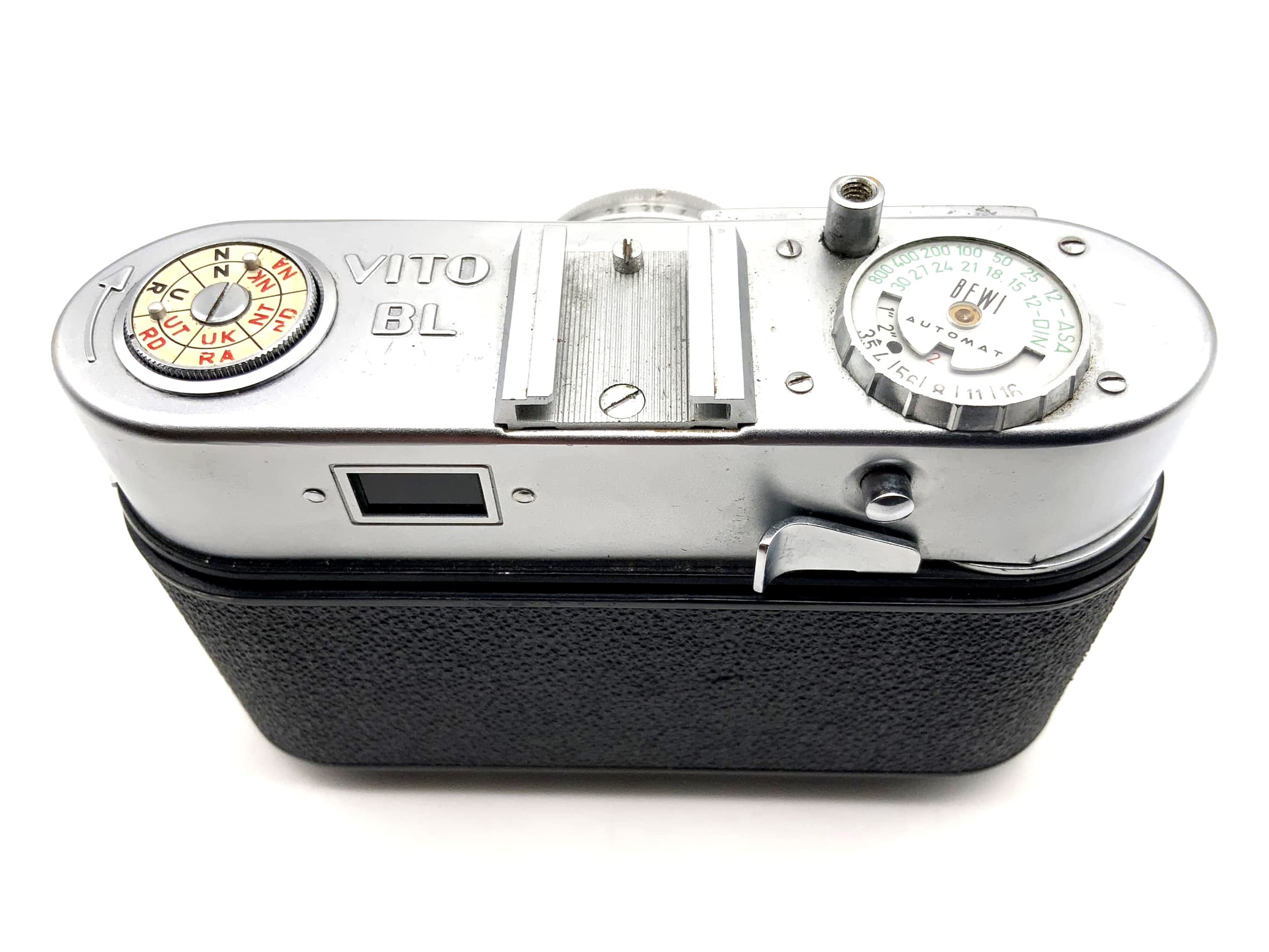 Voigtländer Vito BL viewfinder camera with Color Skopar 50mm 1:3.5 and 35mm Prontor SVS lenses.