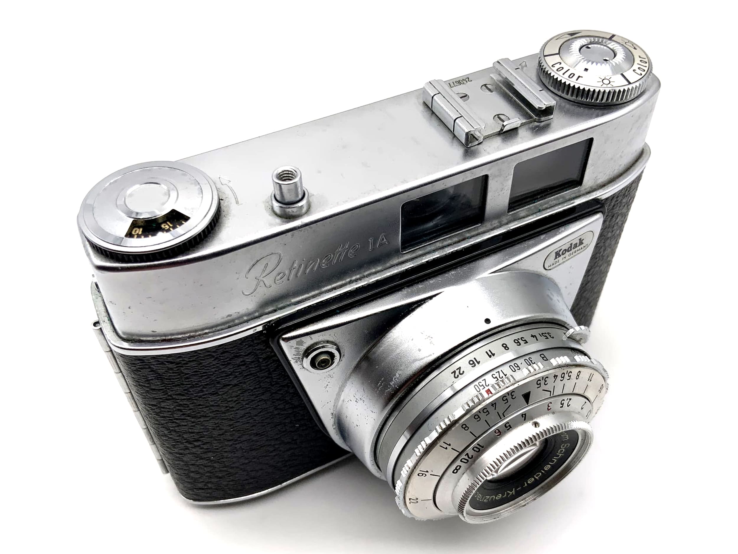 Kodak Retinette 1A viewfinder camera with Reomar 50mm 1:3.5 35mm compact camera