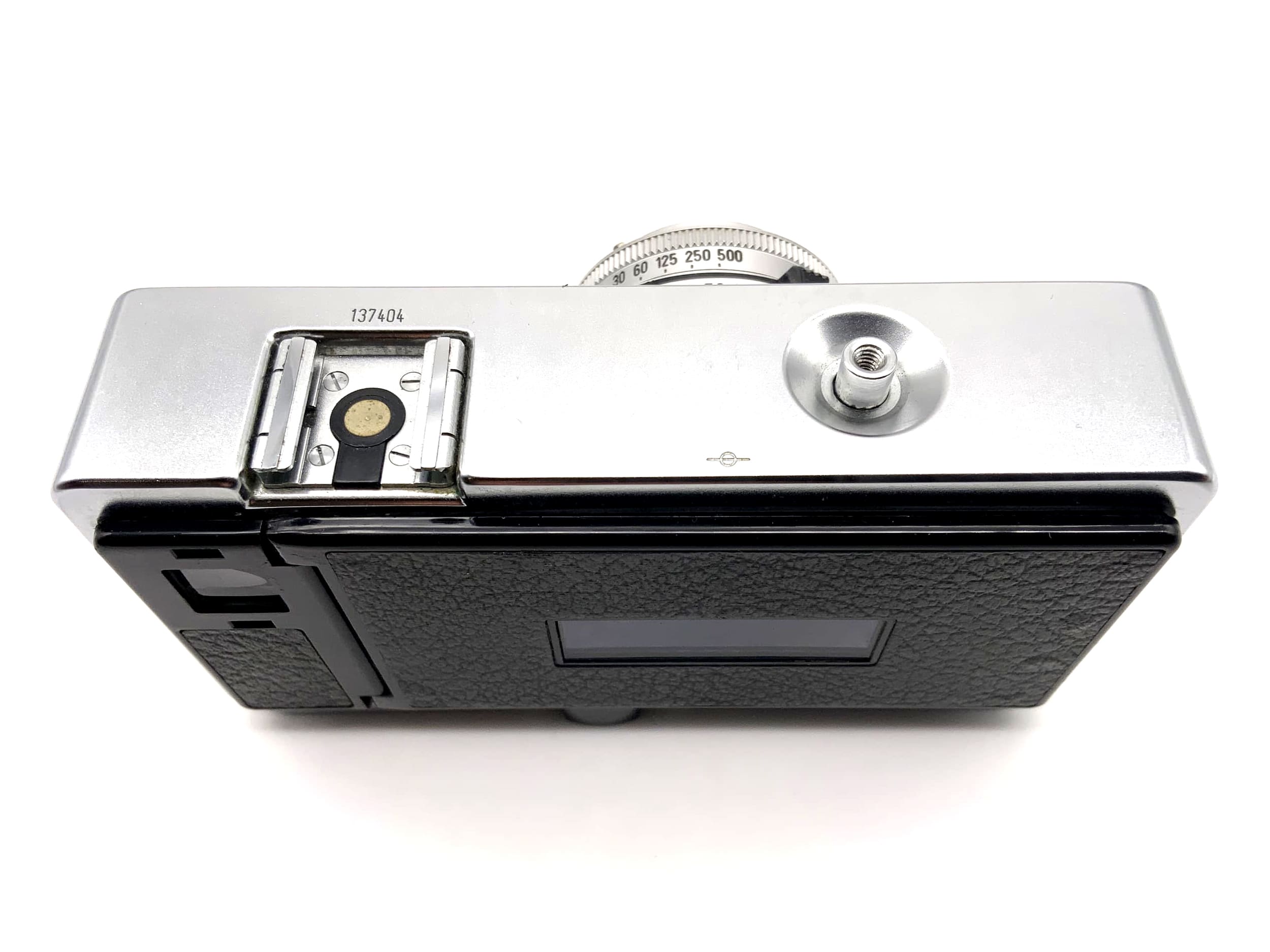 Kodak Instamatic 500 viewfinder camera with Xenar 38mm 1:2.8 35mm compact camera
