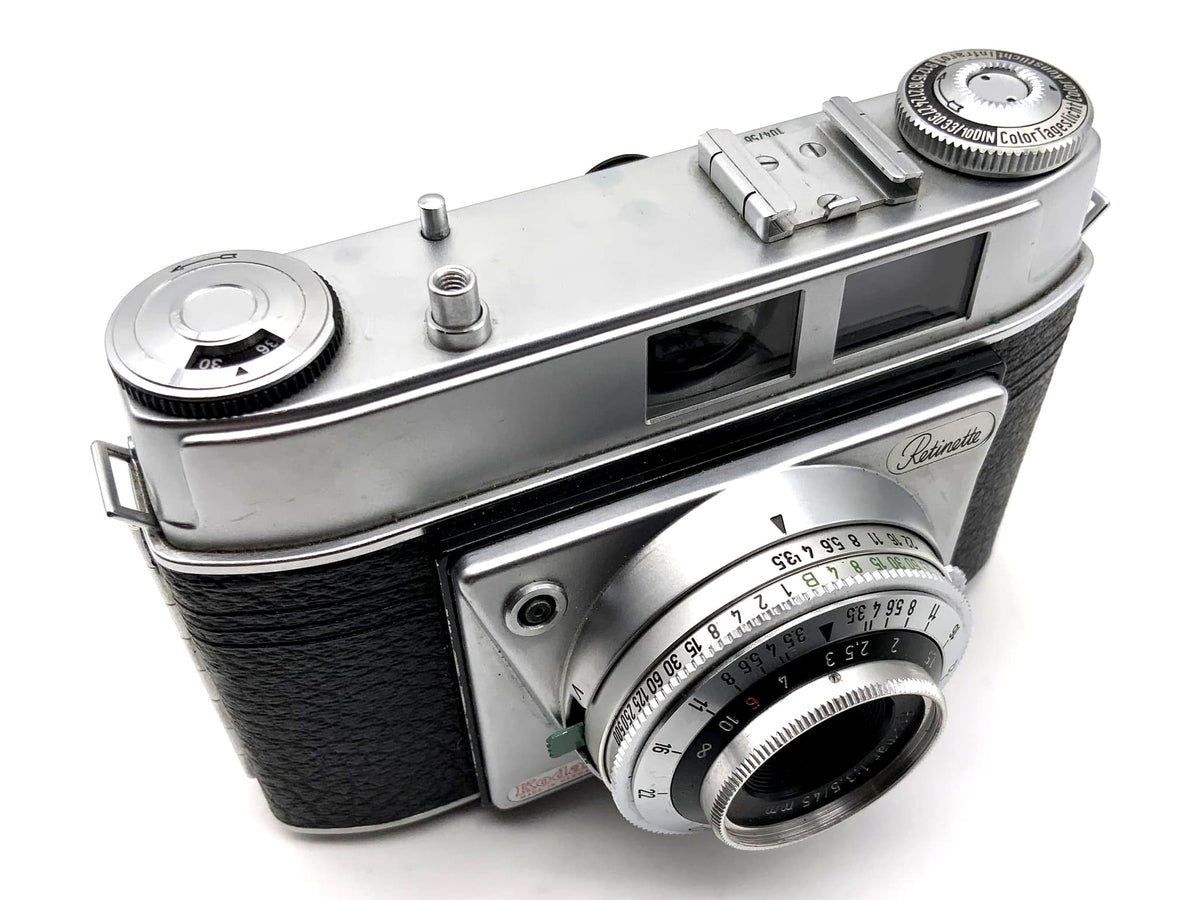 Kodak Retinette rangefinder camera with Reomar 45mm 1:3.5 35mm Compur-Rapid lens