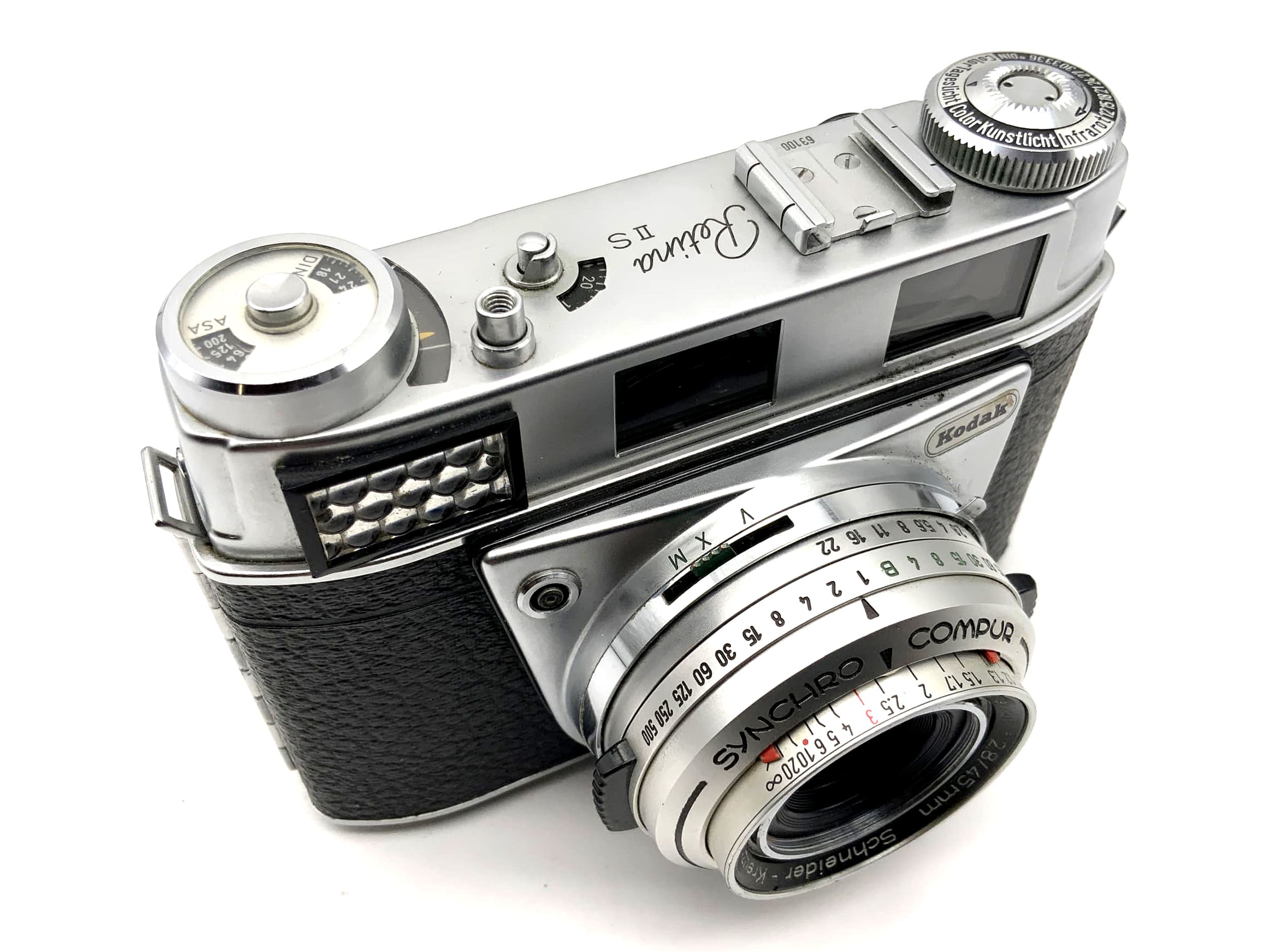 Kodak Retina II S rangefinder camera with Xenar 45mm 1:2.8 35mm Synchro Compur