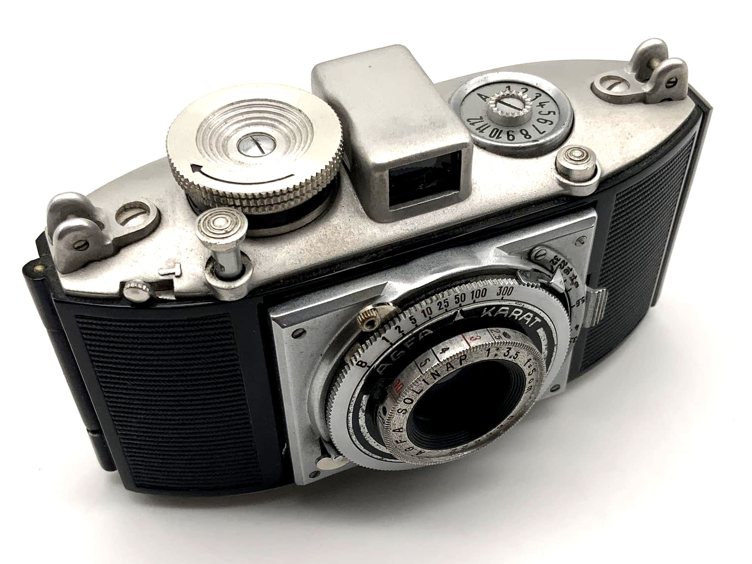 Agfa Karat viewfinder camera with Solinar 50mm 1:3.5 35mm compact camera 5cm Compur