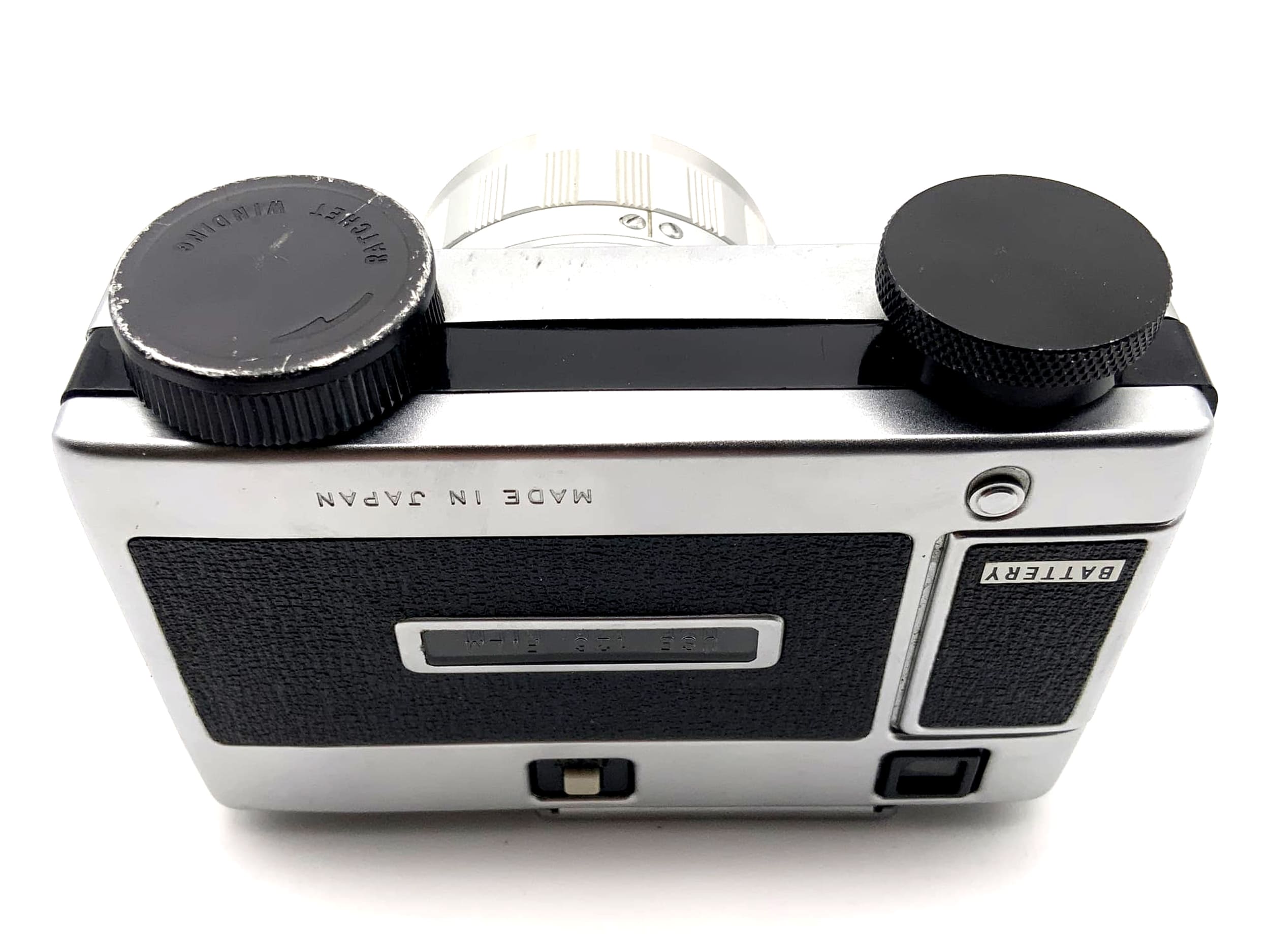 Ricoh Auto 126 viewfinder camera with Rikenon 35mm 1:2.8 lens, 126 film compact camera