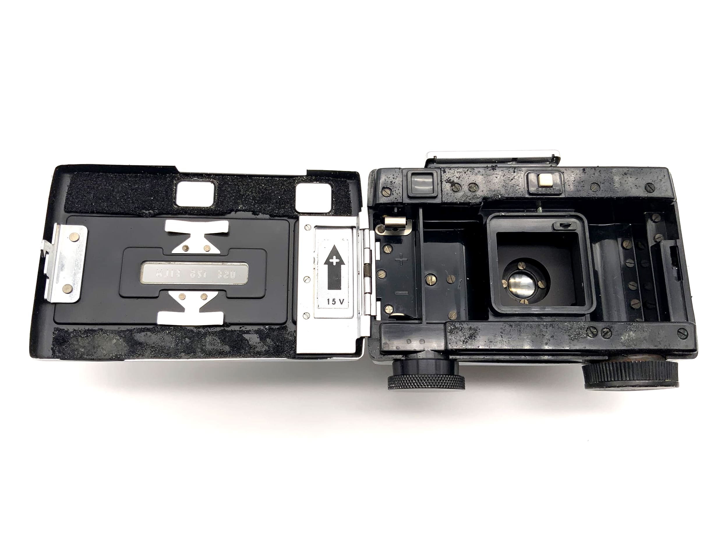 Ricoh Auto 126 viewfinder camera with Rikenon 35mm 1:2.8 lens, 126 film compact camera