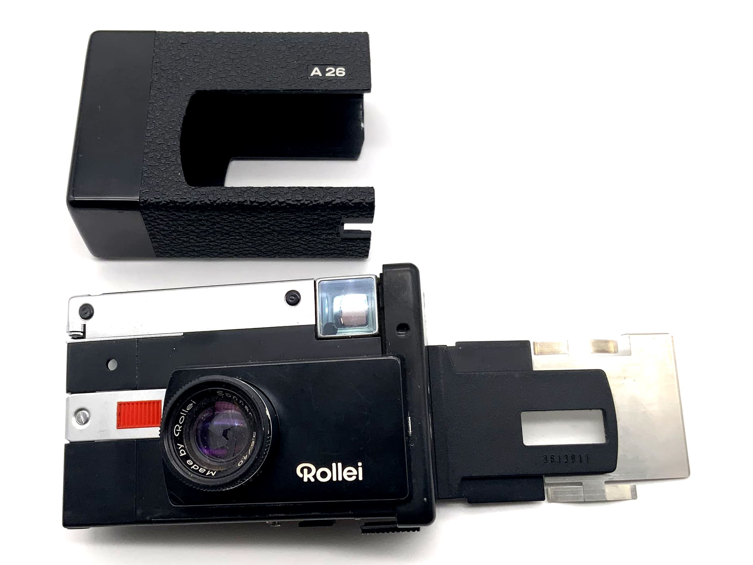 Rollei A26 rangefinder camera with Sonnar 40mm 1:3.5 126 film compact camera