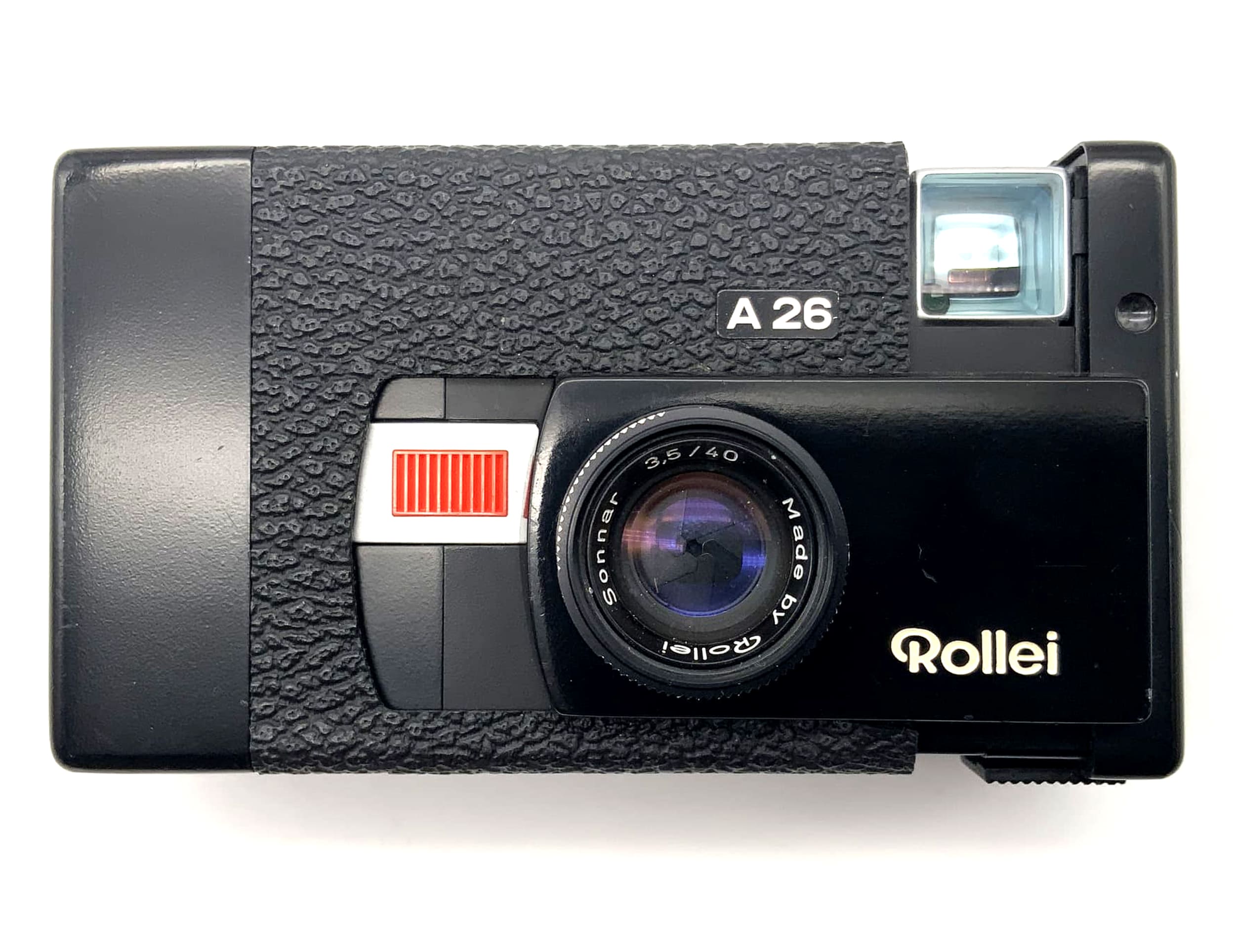 Rollei A26 rangefinder camera with Sonnar 40mm 1:3.5 126 film compact camera