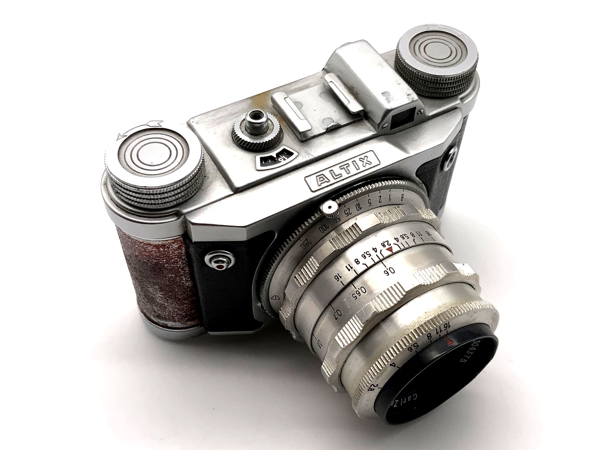 Altix Tempor viewfinder camera with Tessar 50mm 1:2.8 red T 35mm compact camera