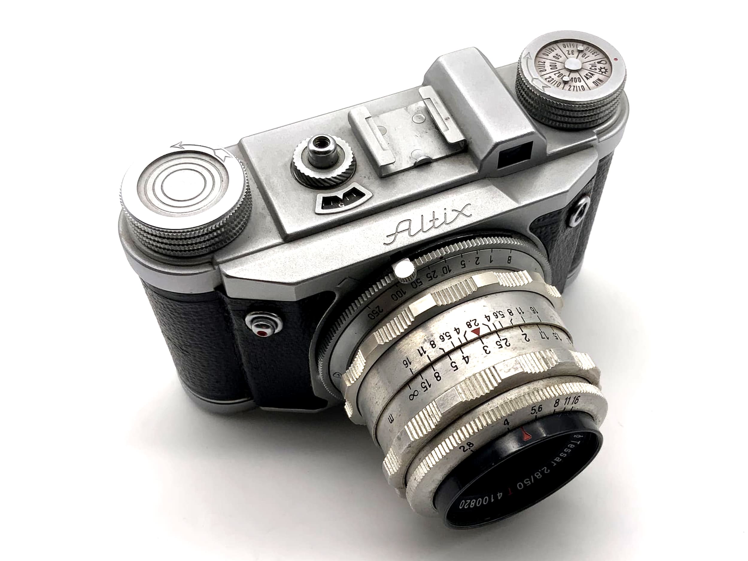 Altix Tempor viewfinder camera with Tessar 50mm 1:2.8 red T 35mm compact camera